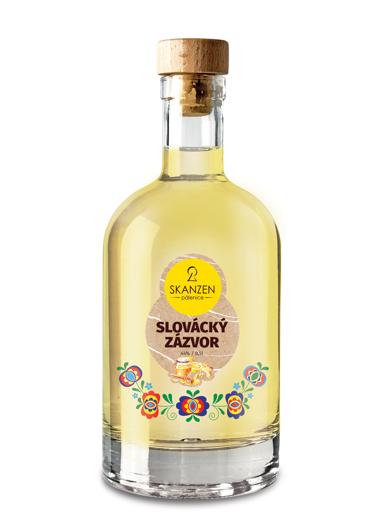 Pálenice Skanzen Modrá Skanzen Modrá Zázvorovice 44% 0,5l