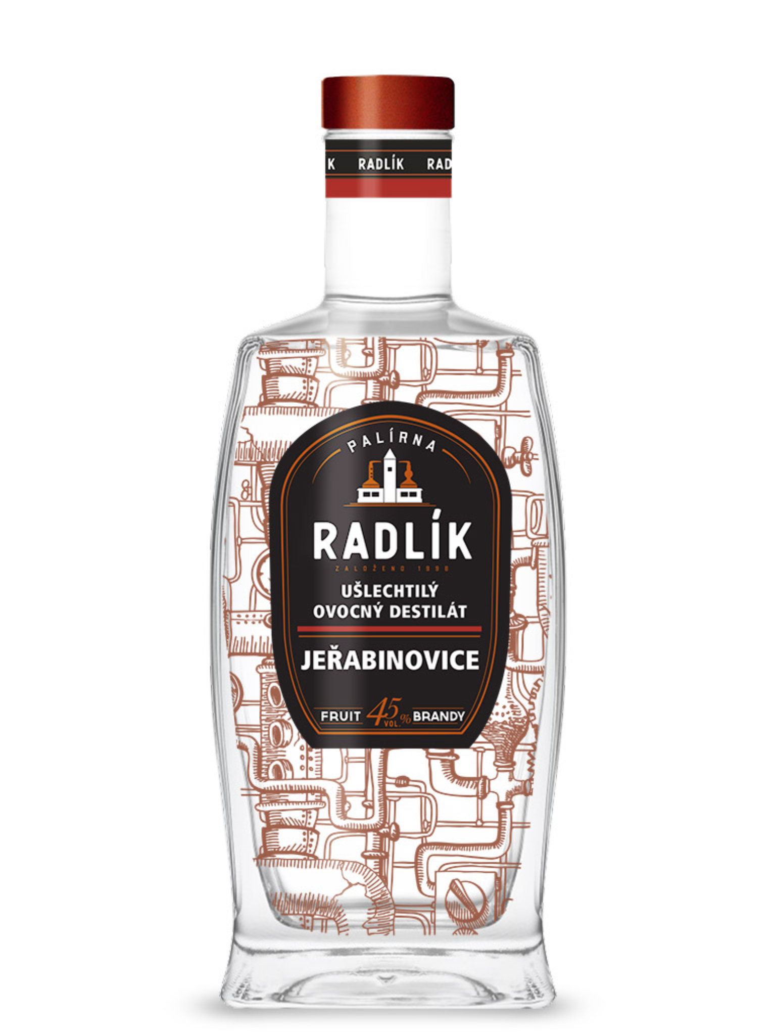 Palírna Radlík Radlík Jeřabinovice 45% 0,5l