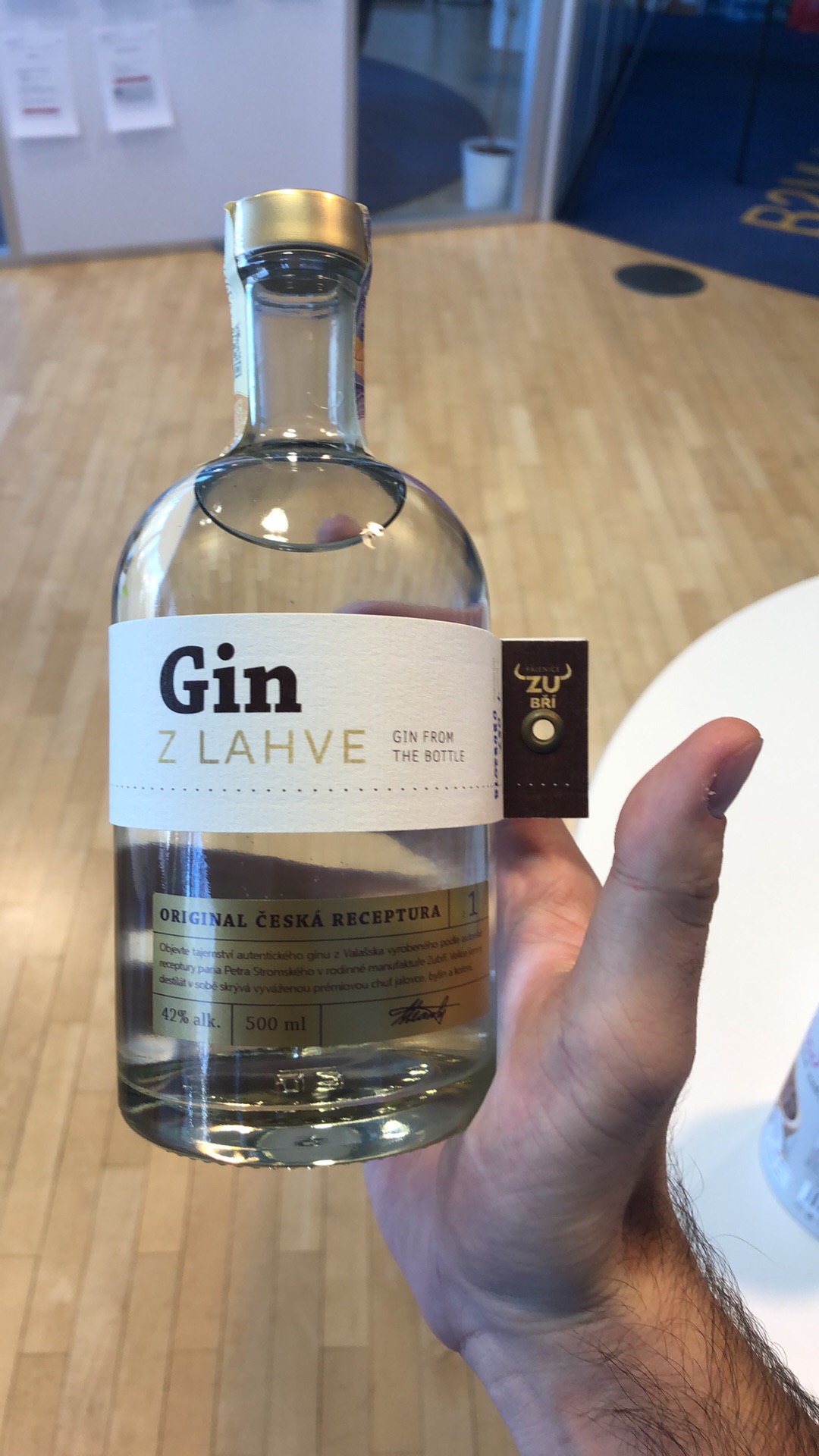 Pálenice Zubří Zubří Gin z lahve 42% 0,5l (obrázek 3)