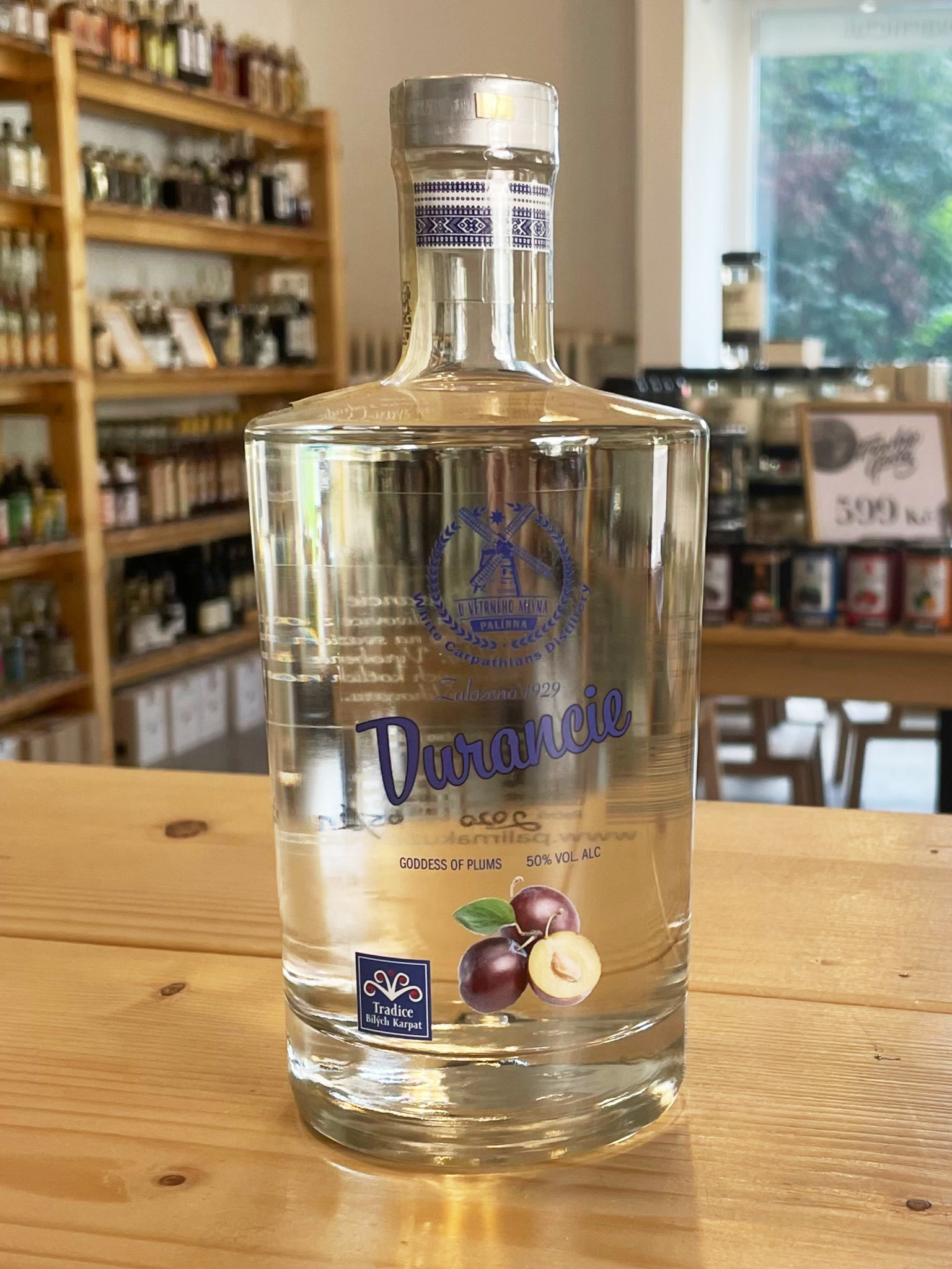 Palírna Kuželov (U větrného mlýna) Horňácká Slivovice (Durancie) z Kuželova 50% 0,5l