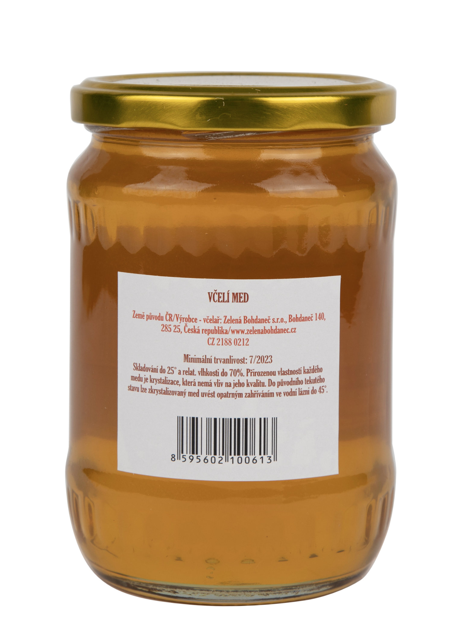 Agnes Zelená Bohdaneč Agnes Med květový 750g