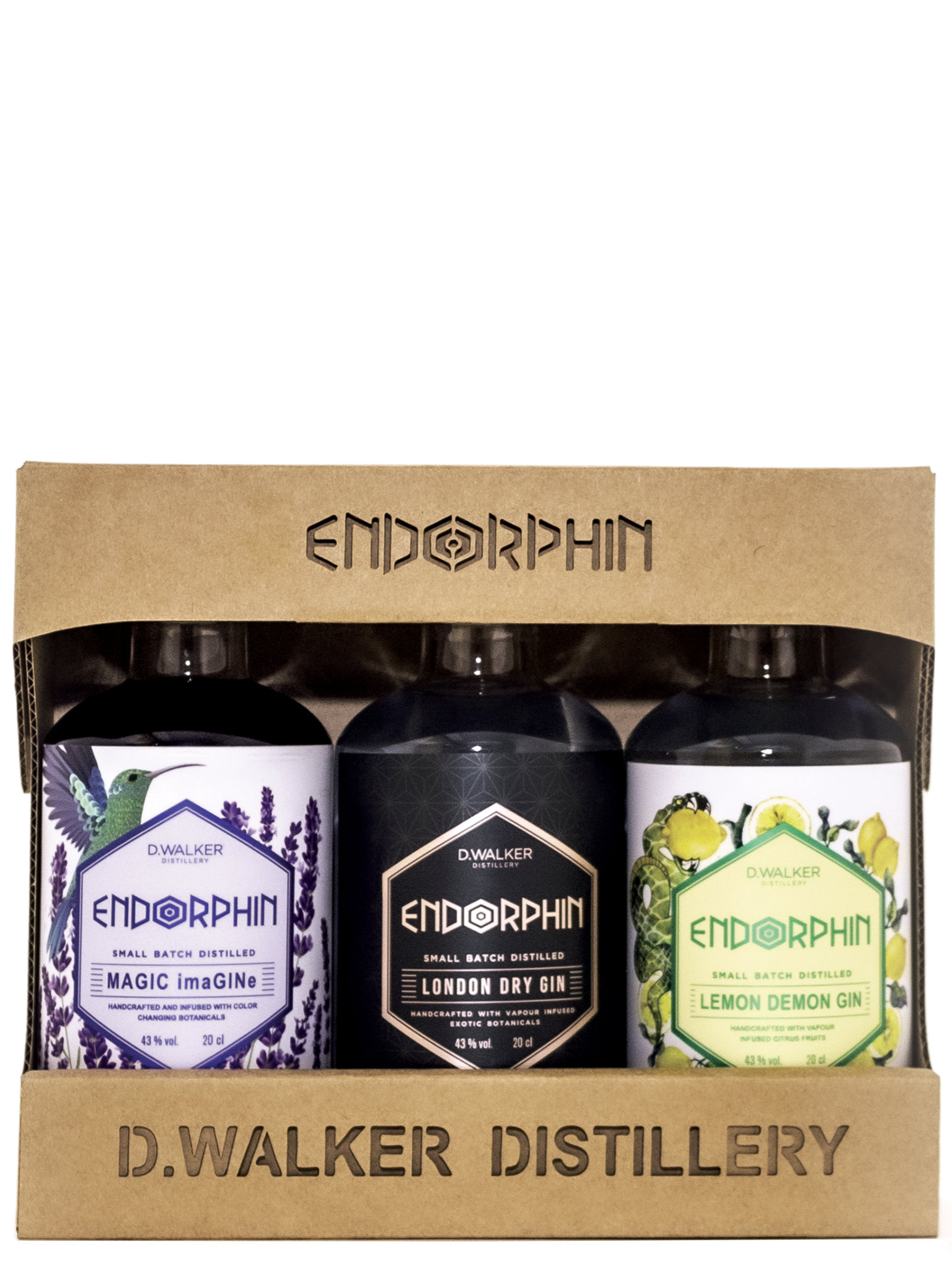 Levně Endorphin gin Endorphin Dárková sada 3 x 2dcl