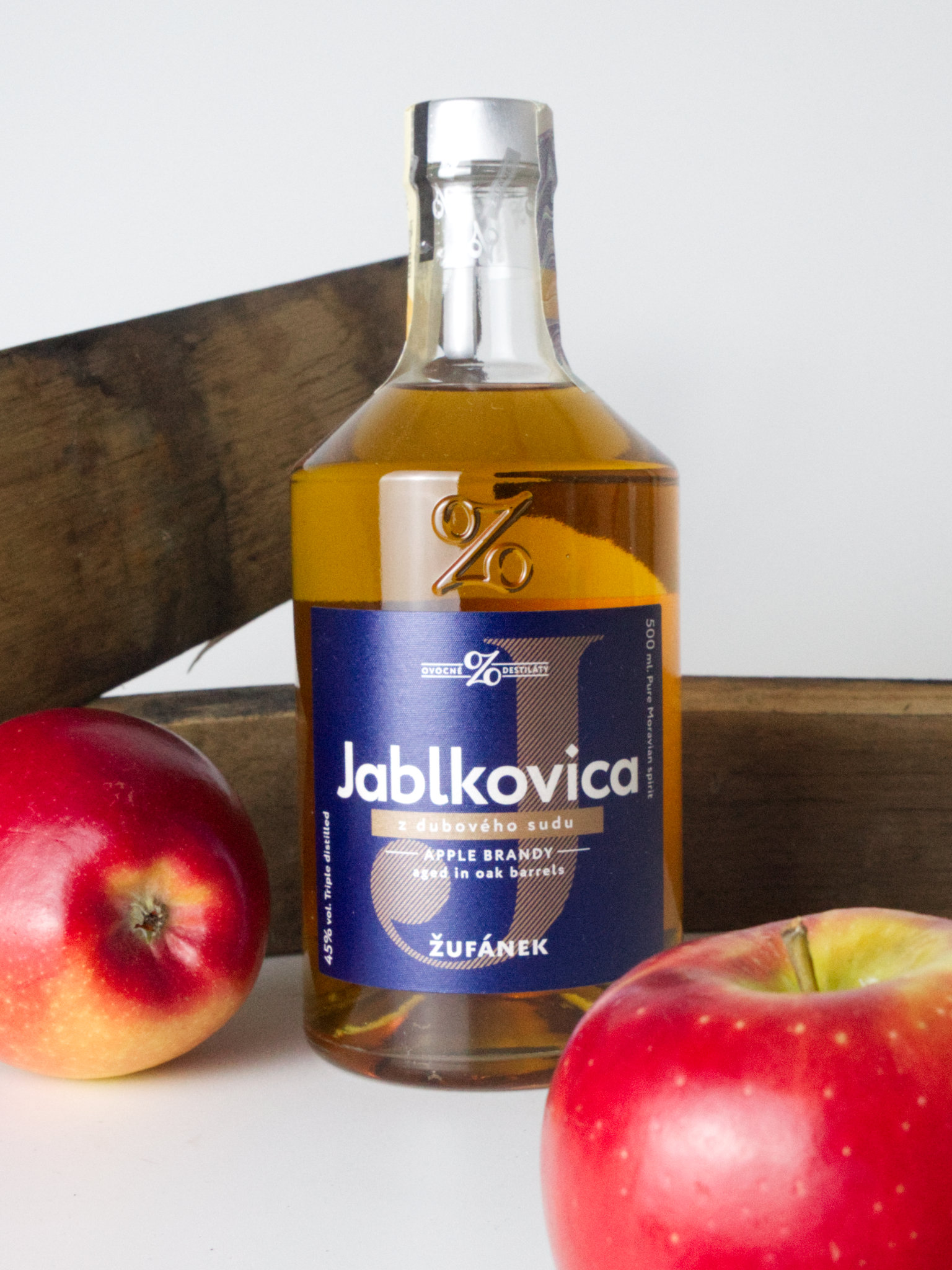 Žufánek Jablkovica z dubového sudu 45% 0,5l