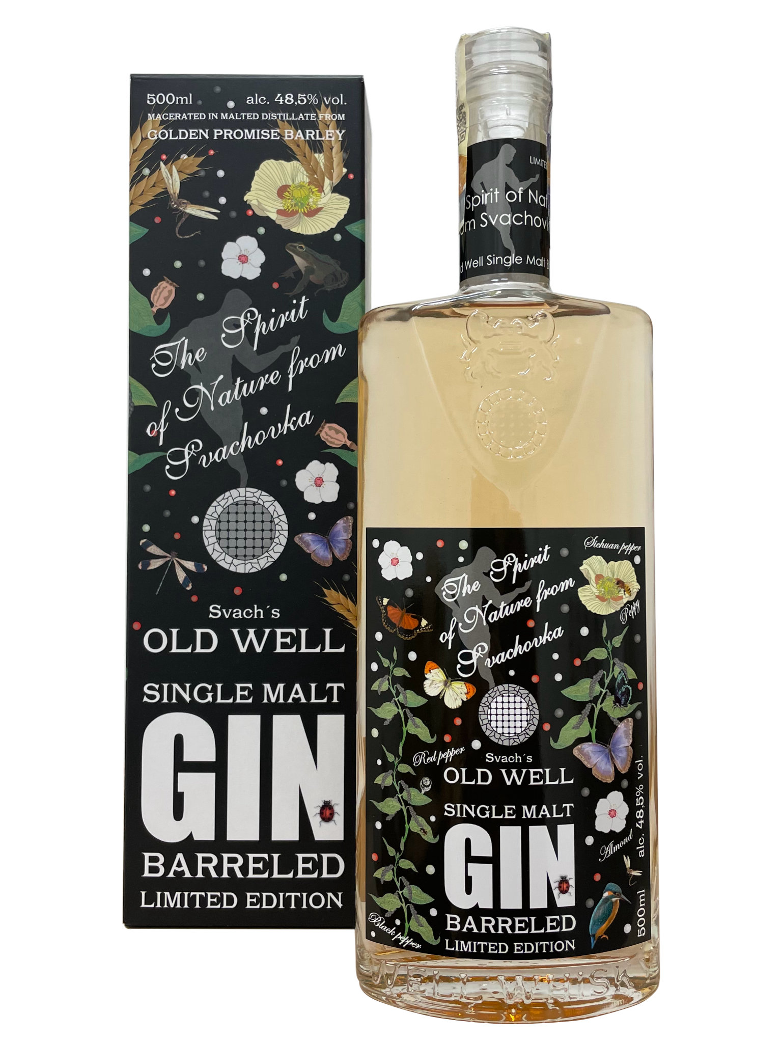 Old Well Whisky Svach’s Old Well Single Malt barelled gin 48,5% 0,5l