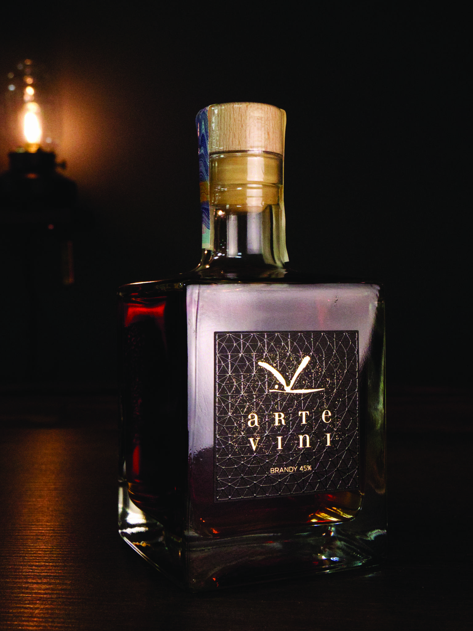 ARTE VINI Brandy 45% 0,5l (obrázek 4)