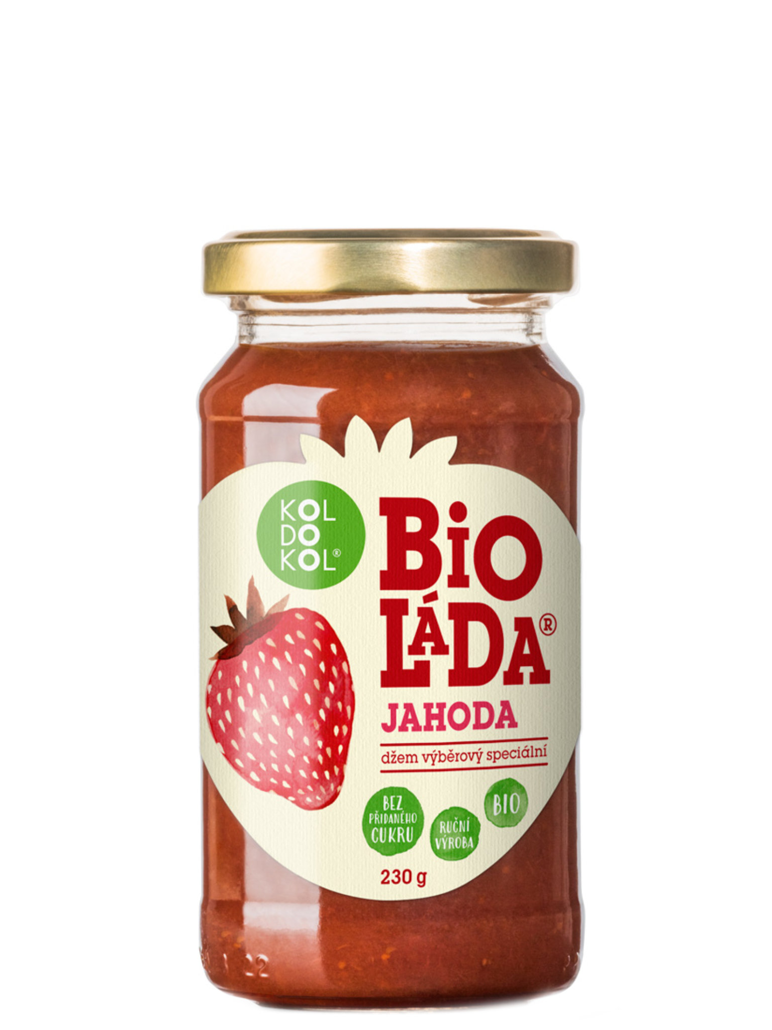 KOLDOKOL Bioláda jahoda 230g