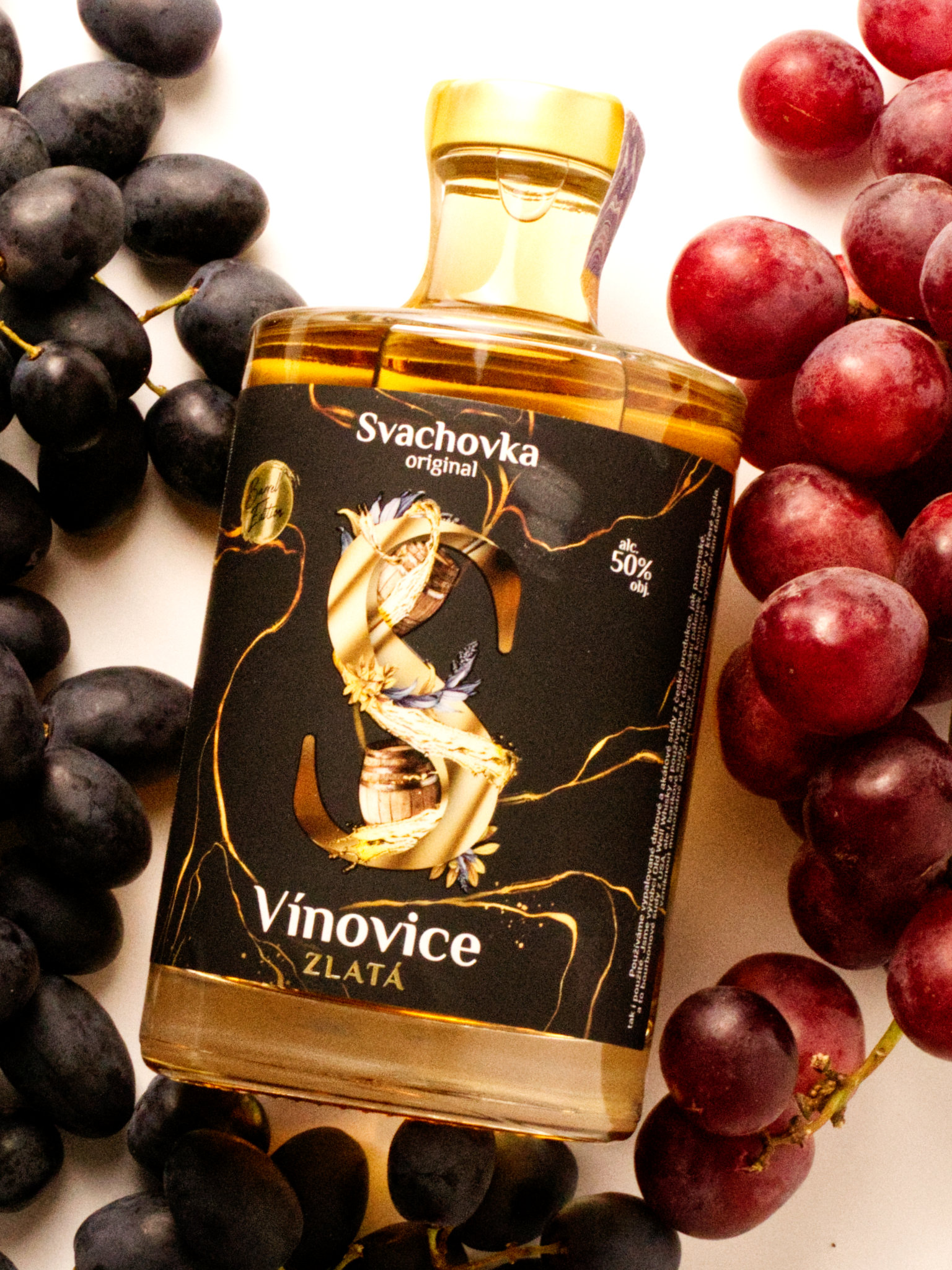 Destilérka Svach (Svachovka) Zlatá Vínovice Svach 50% 0,5l