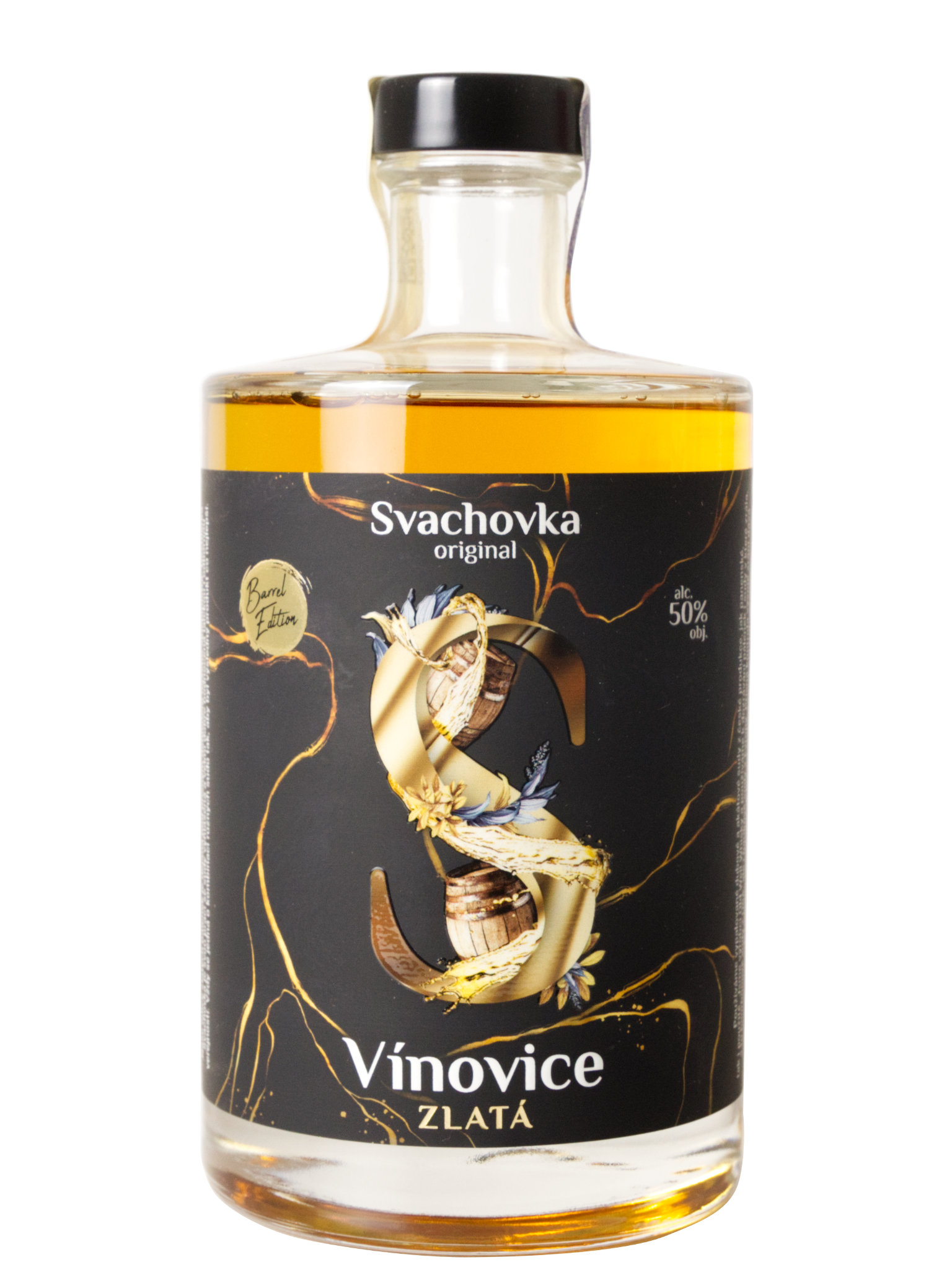 Levně Destilérka Svach (Svachovka) Zlatá Vínovice Svach 50% 0,5l