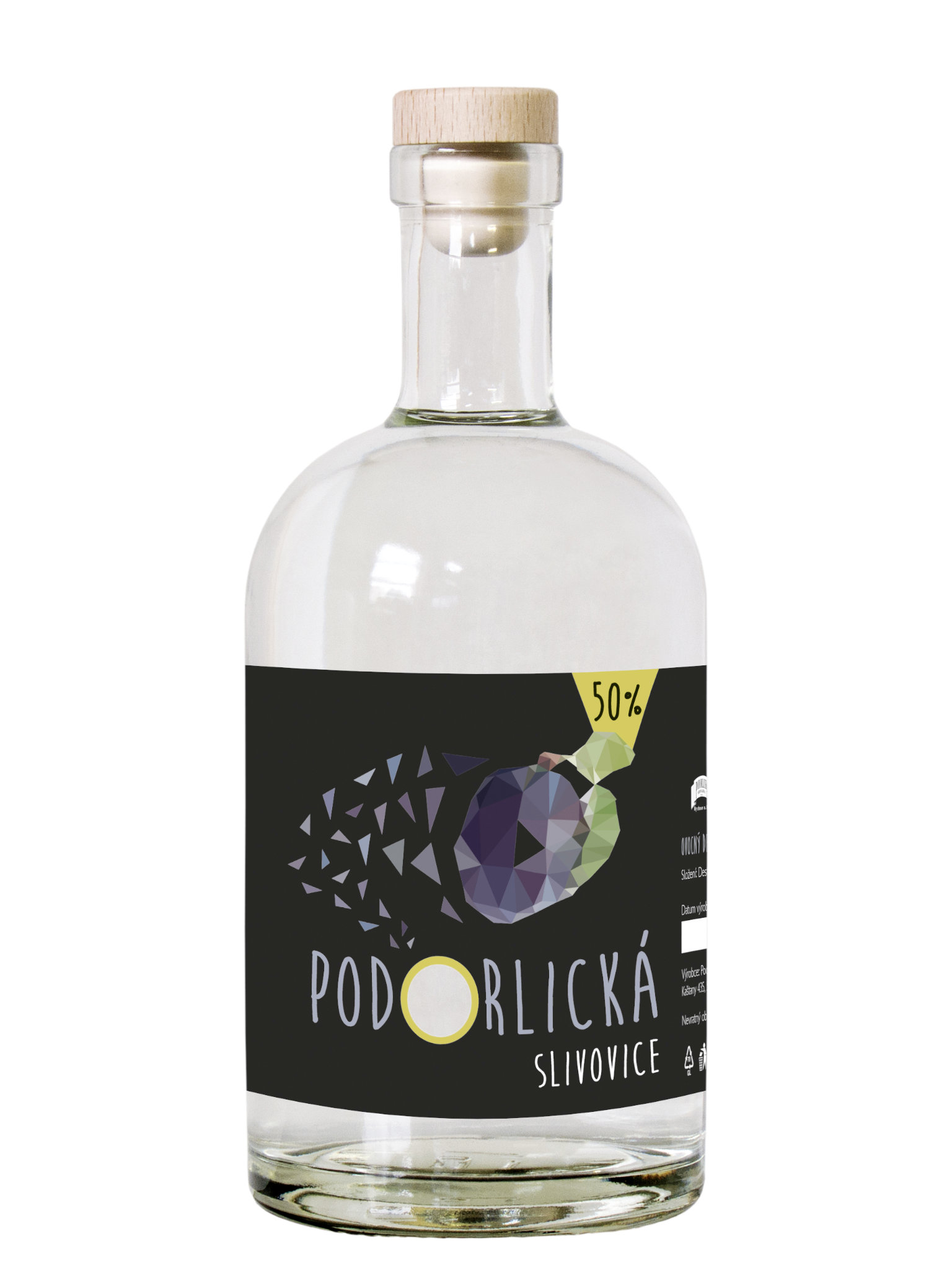 Levně Podorlická palírna Podorlická Slivovice 50% 0,5l