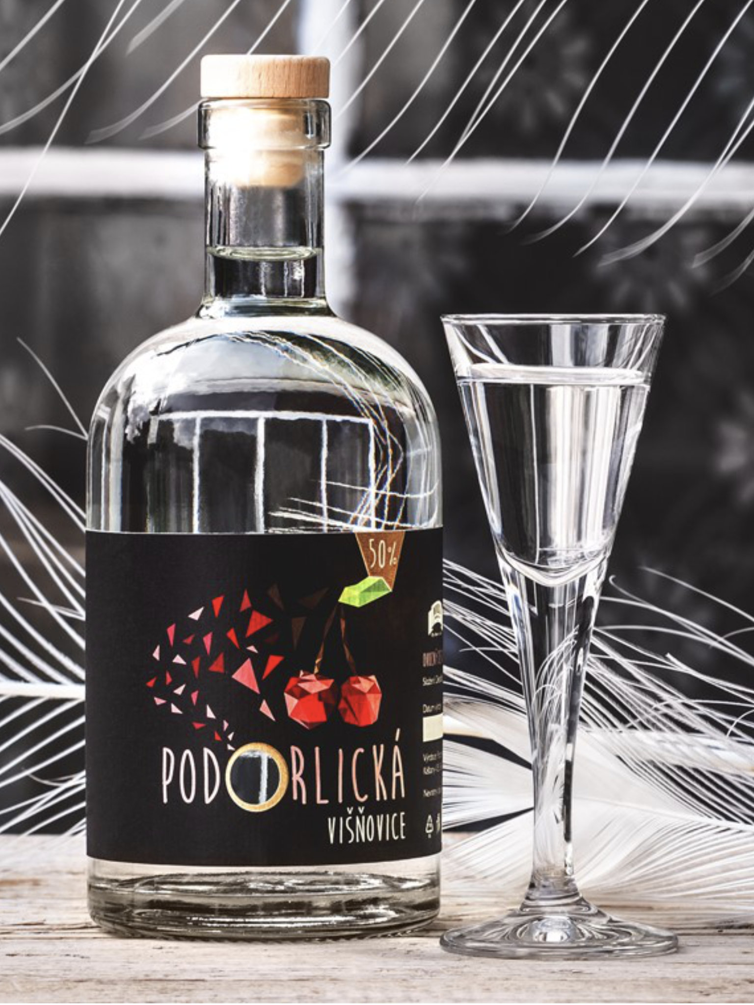 Podorlická palírna Podorlická Višňovice 50% 0,5l