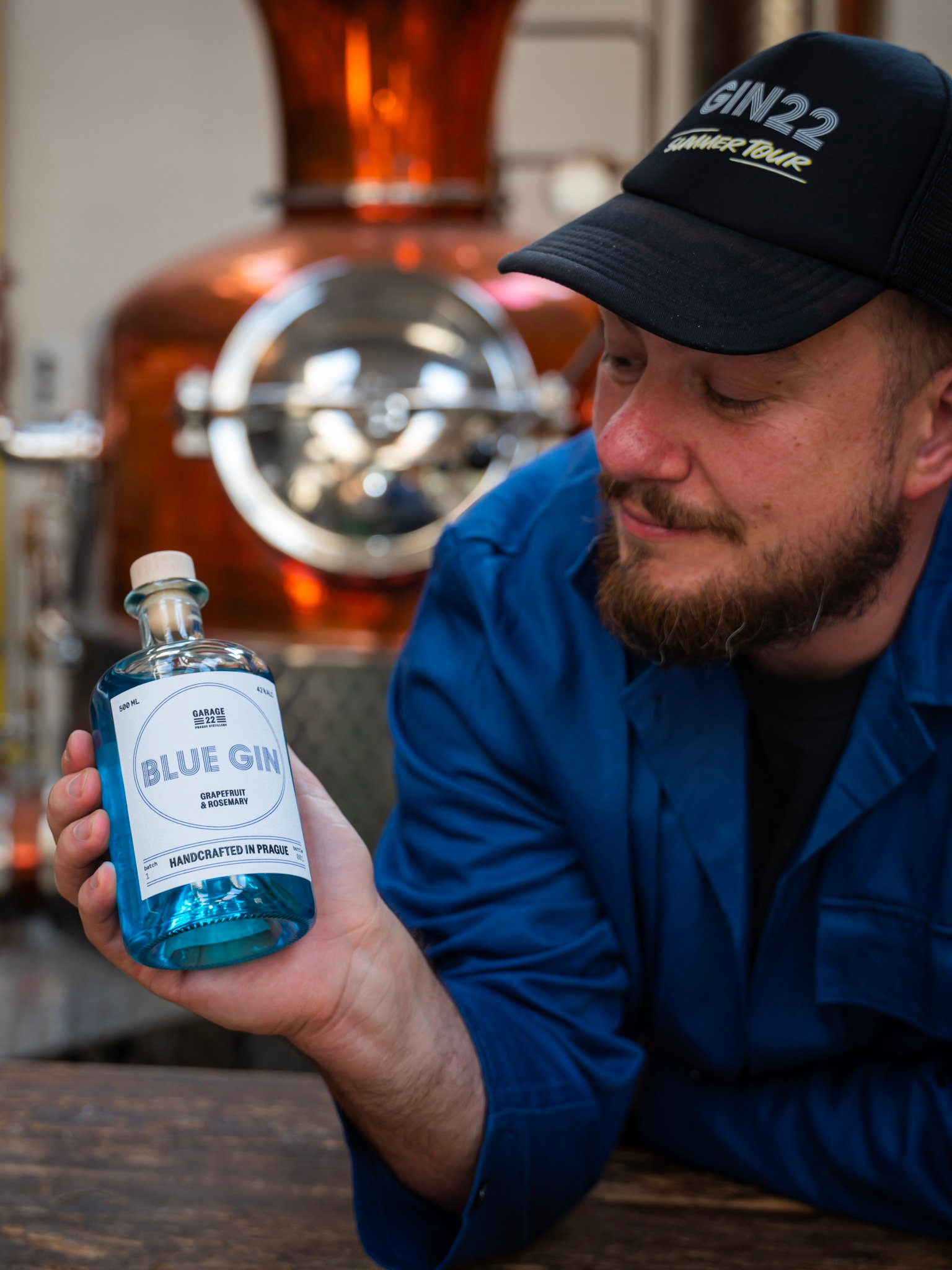 Garage22 BLUE GIN 42% 0,5l