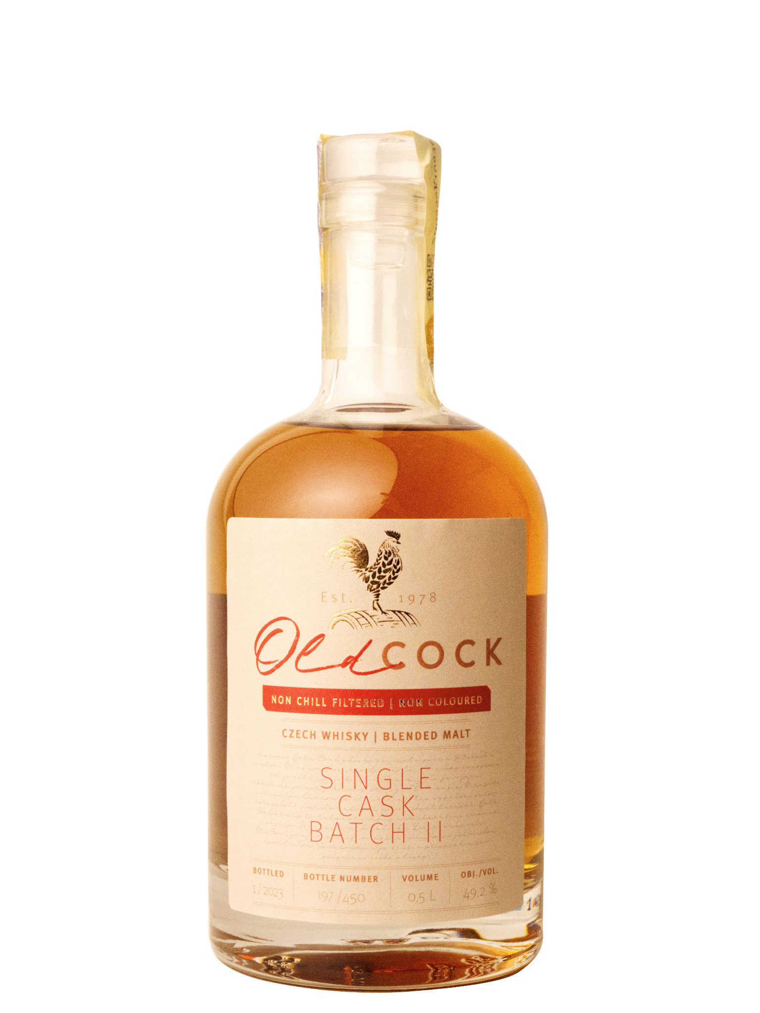 GOLDCOCK Whisky OldCOCK Batch 2 49,2% 0,5l