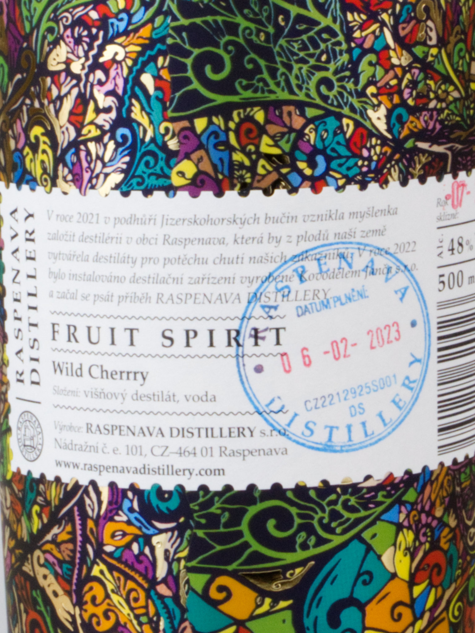 Raspenava distillery Raspenava Višňovice 48% 0,5l (obrázek 5)