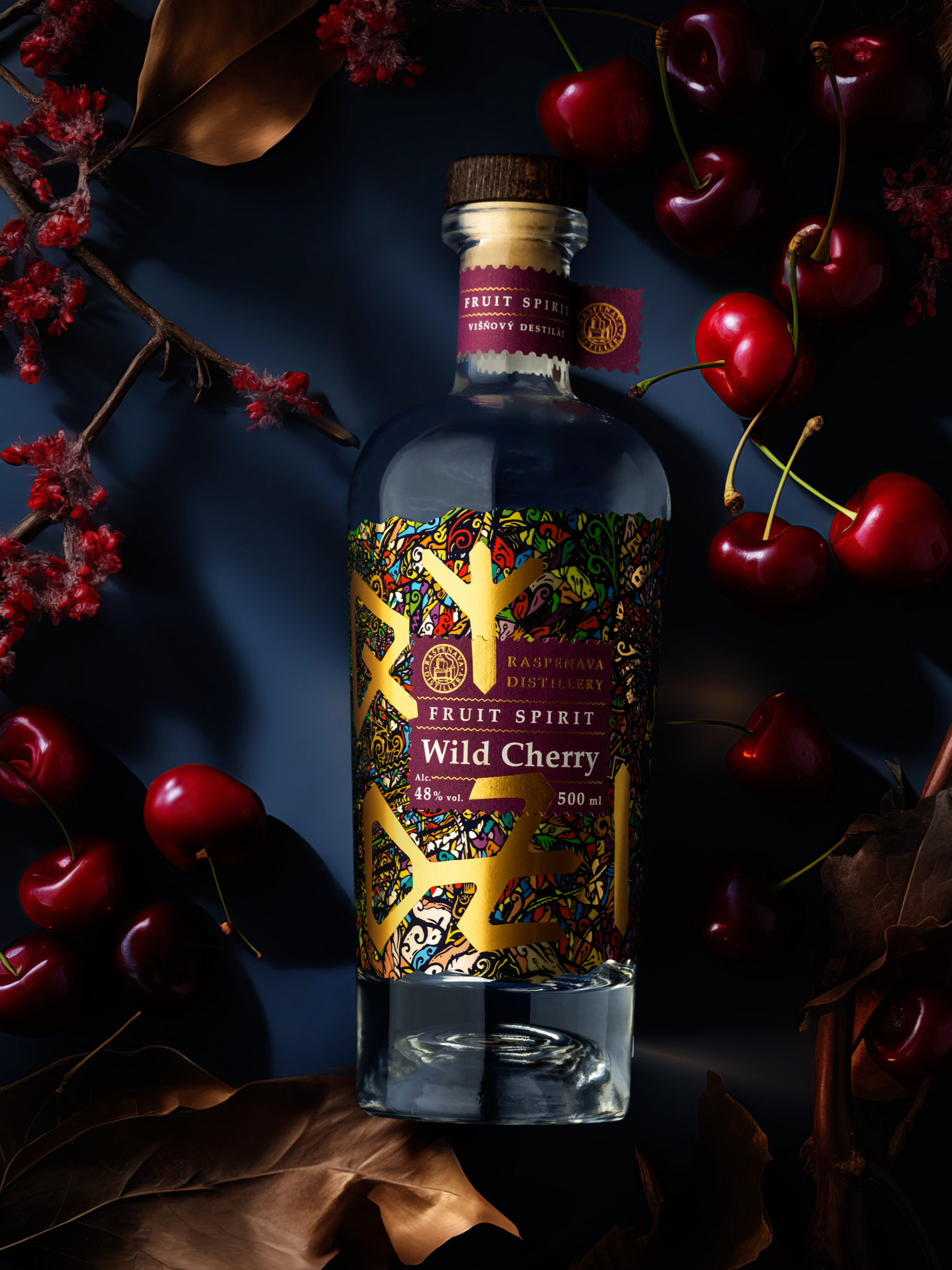Raspenava distillery Raspenava Višňovice 48% 0,5l (obrázek 3)