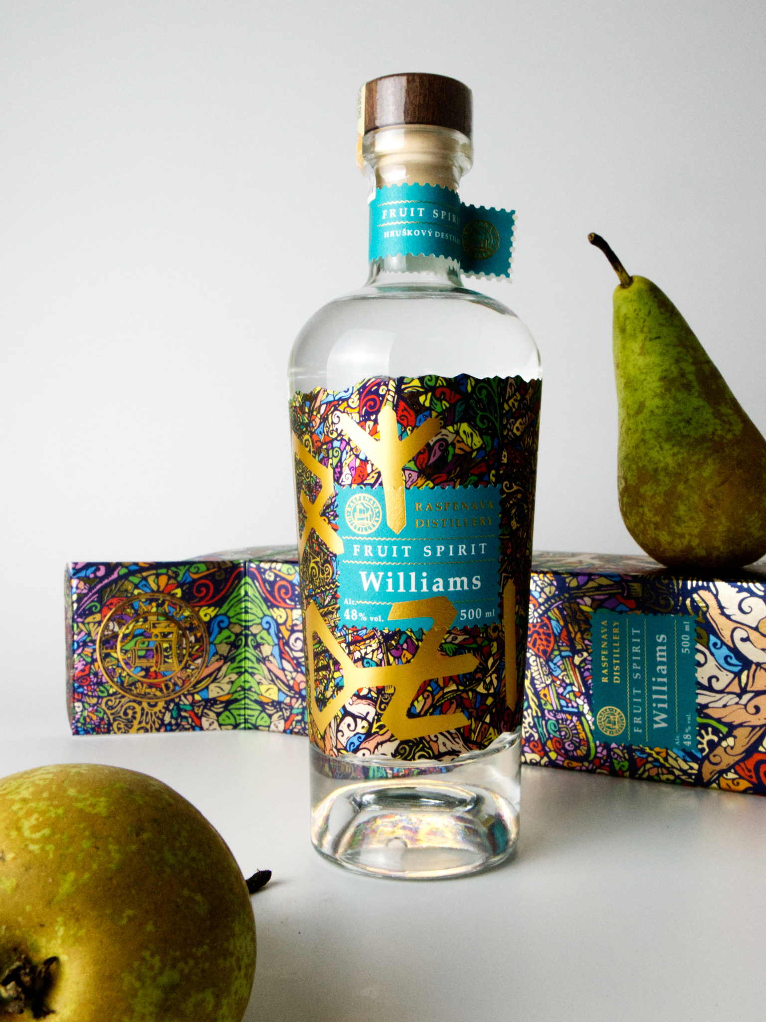 Raspenava distillery Raspenava Hruškovice Williams 48% 0,5l (obrázek 3)