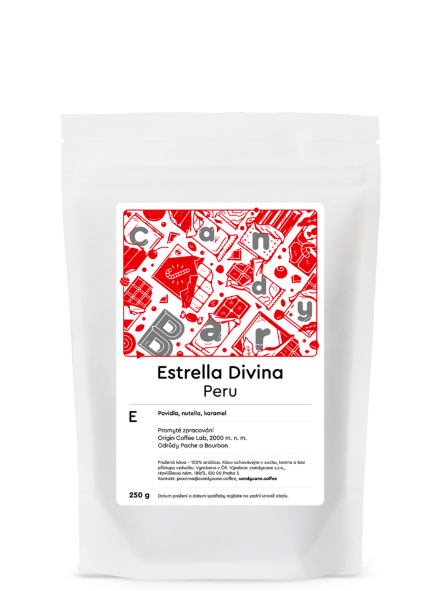 Candycane coffee Estrella Divina 250g (espresso) Candycane