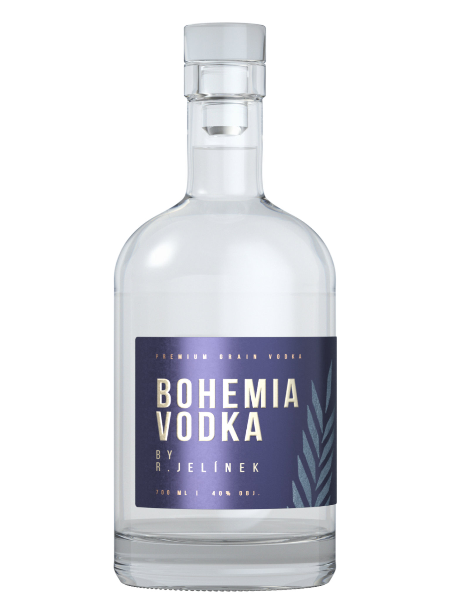 Levně Rudolf Jelínek Bohemia vodka 40% 0,7l