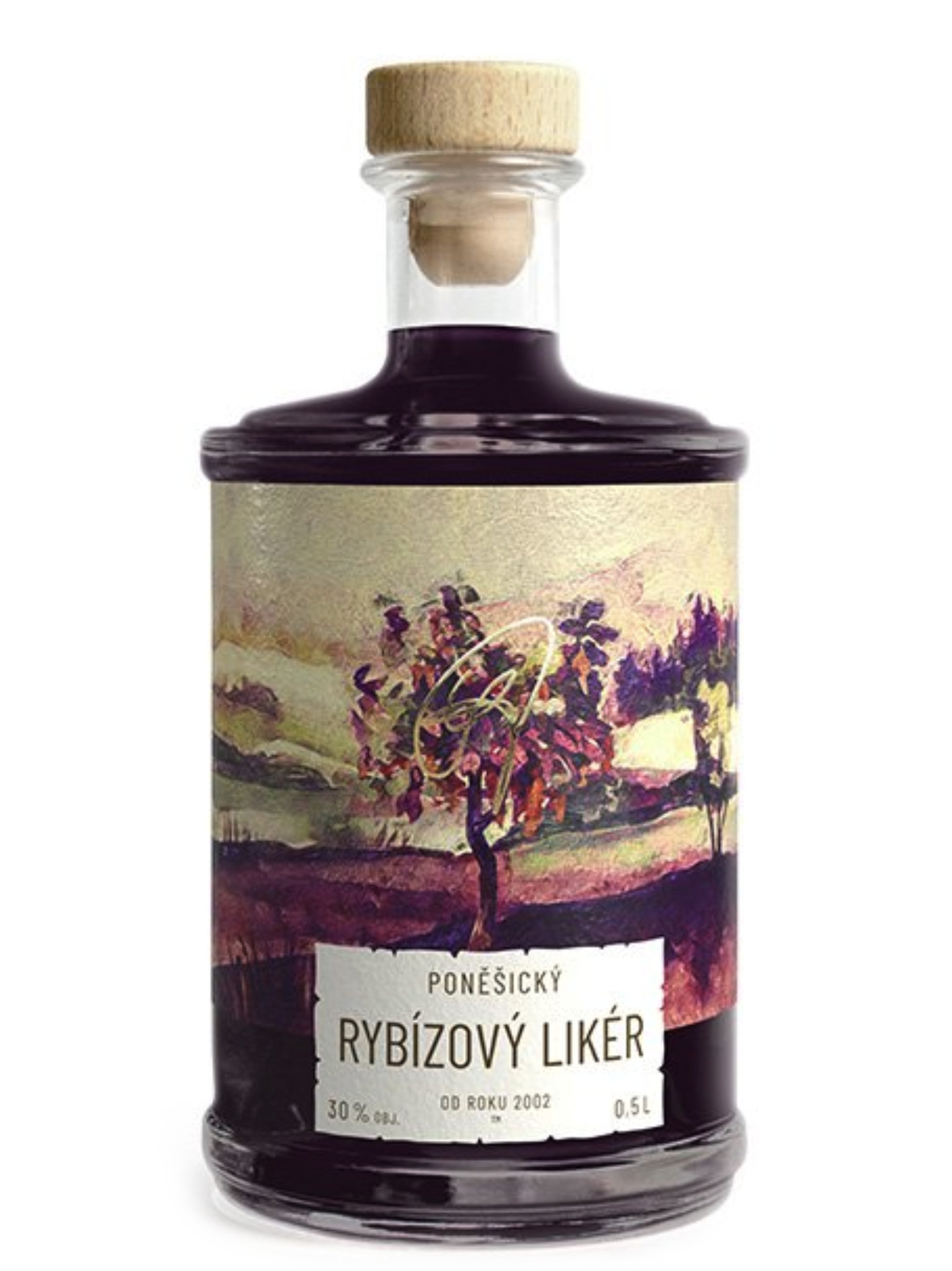 Levně Lihovar Poněšice Poněšický rybízový likér 30% 0,5l