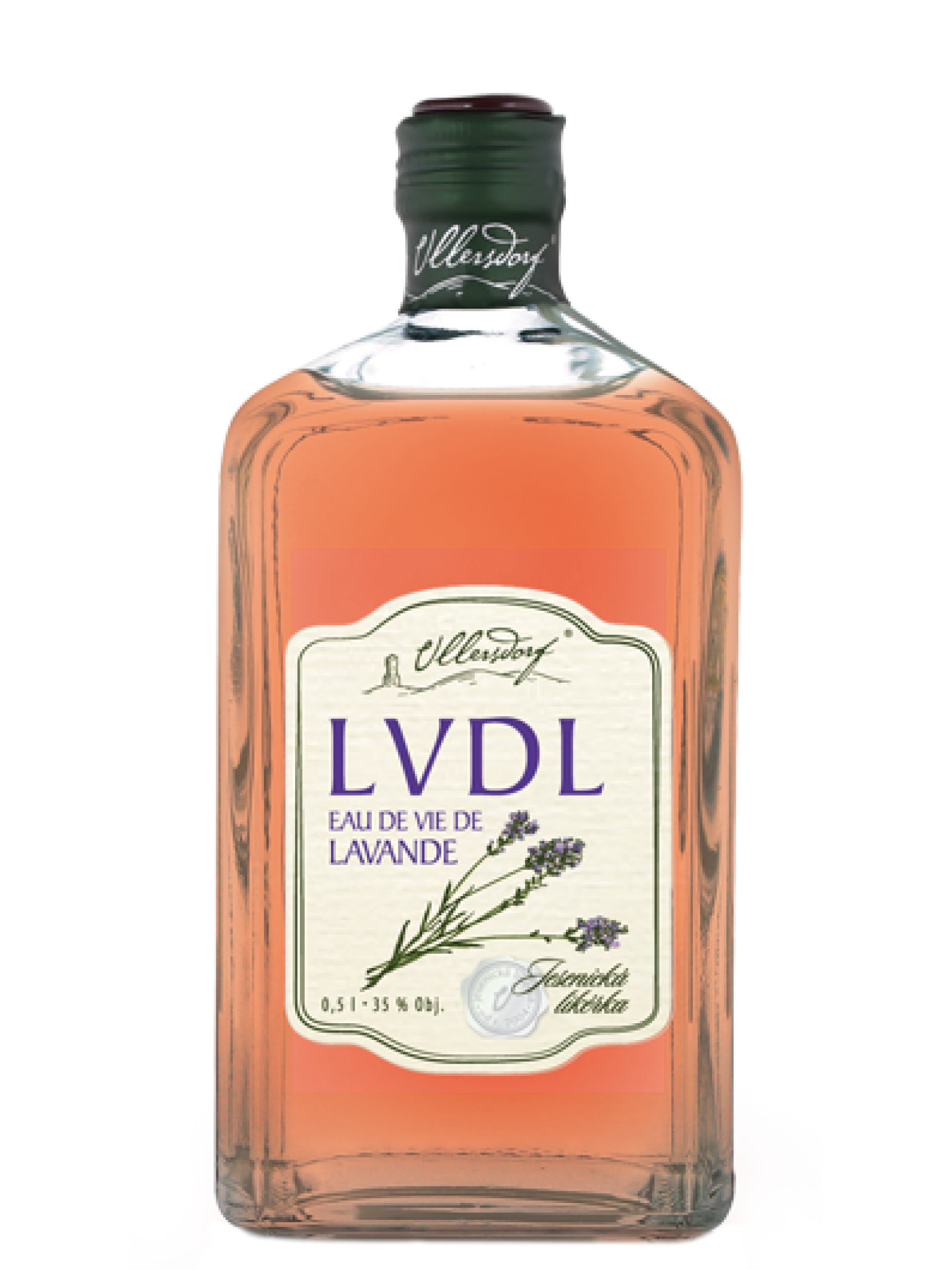 Levně Ullersdorf - likérka a destilerie Ullersdorf Levandulový likér 35% 0,5l