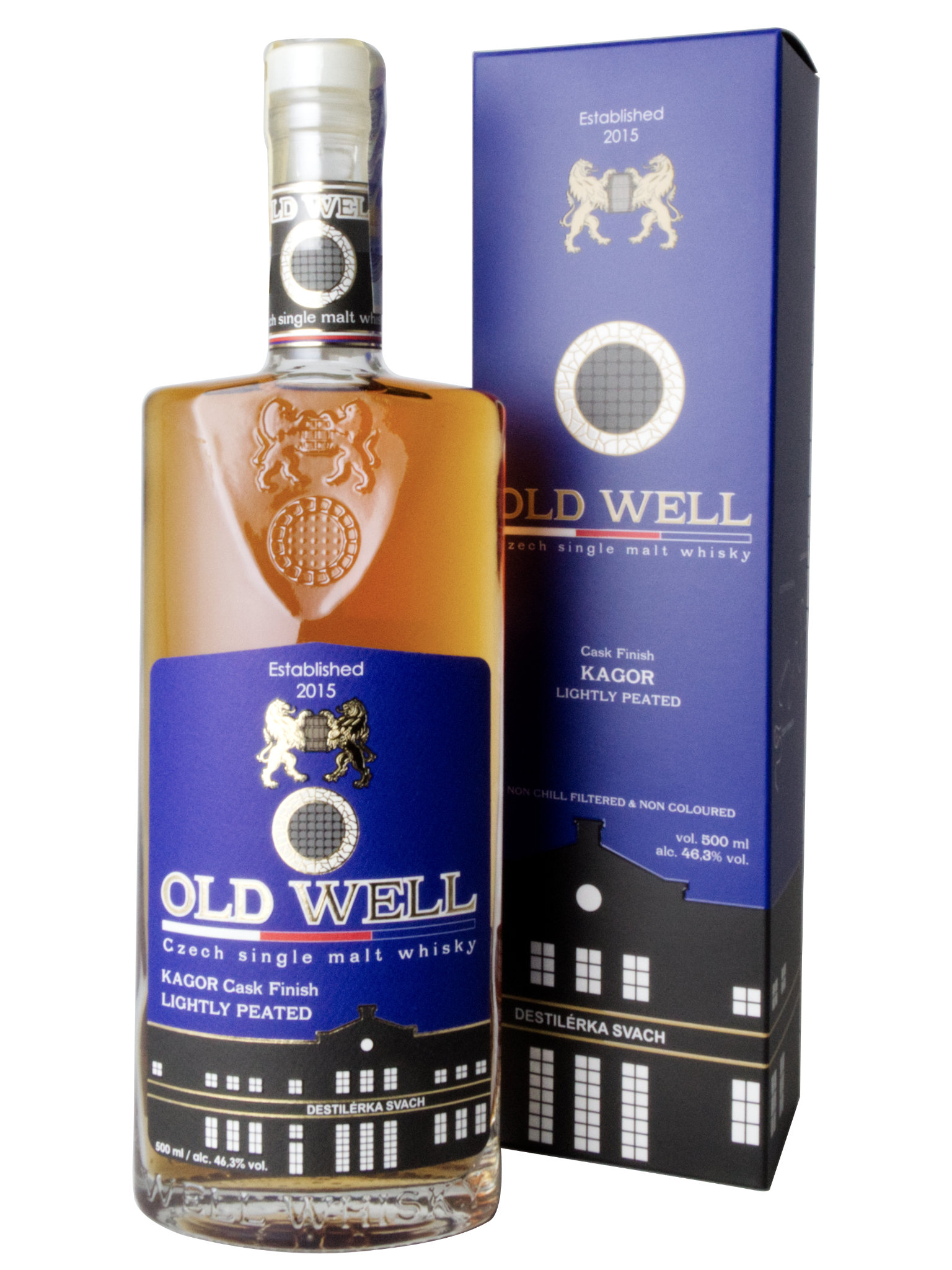 Levně Svach's Old Well whisky Kagor Cask Finish 46,3% 0,5l