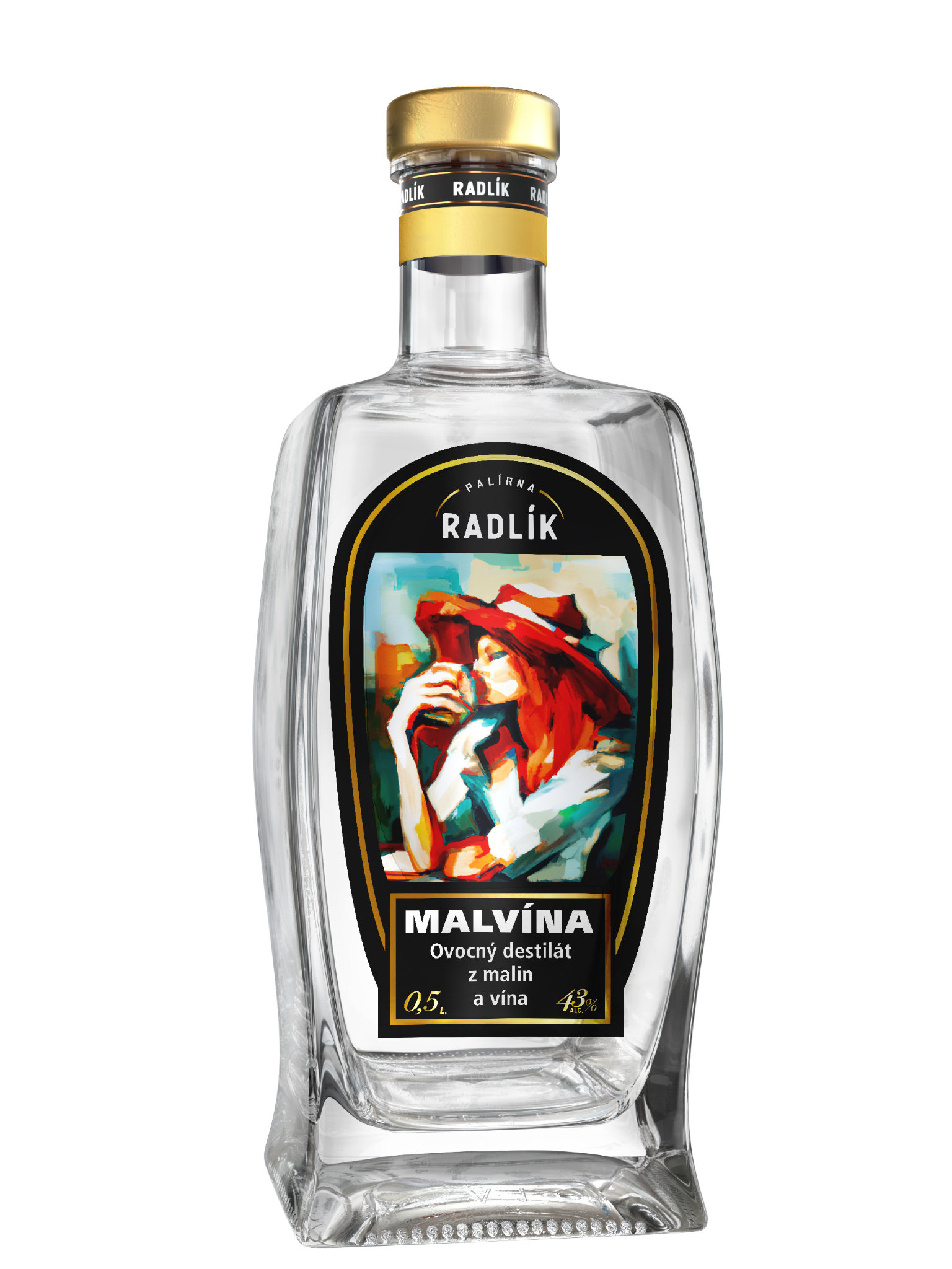 Levně Palírna Radlík Radlík Malvína 43% 0,5l