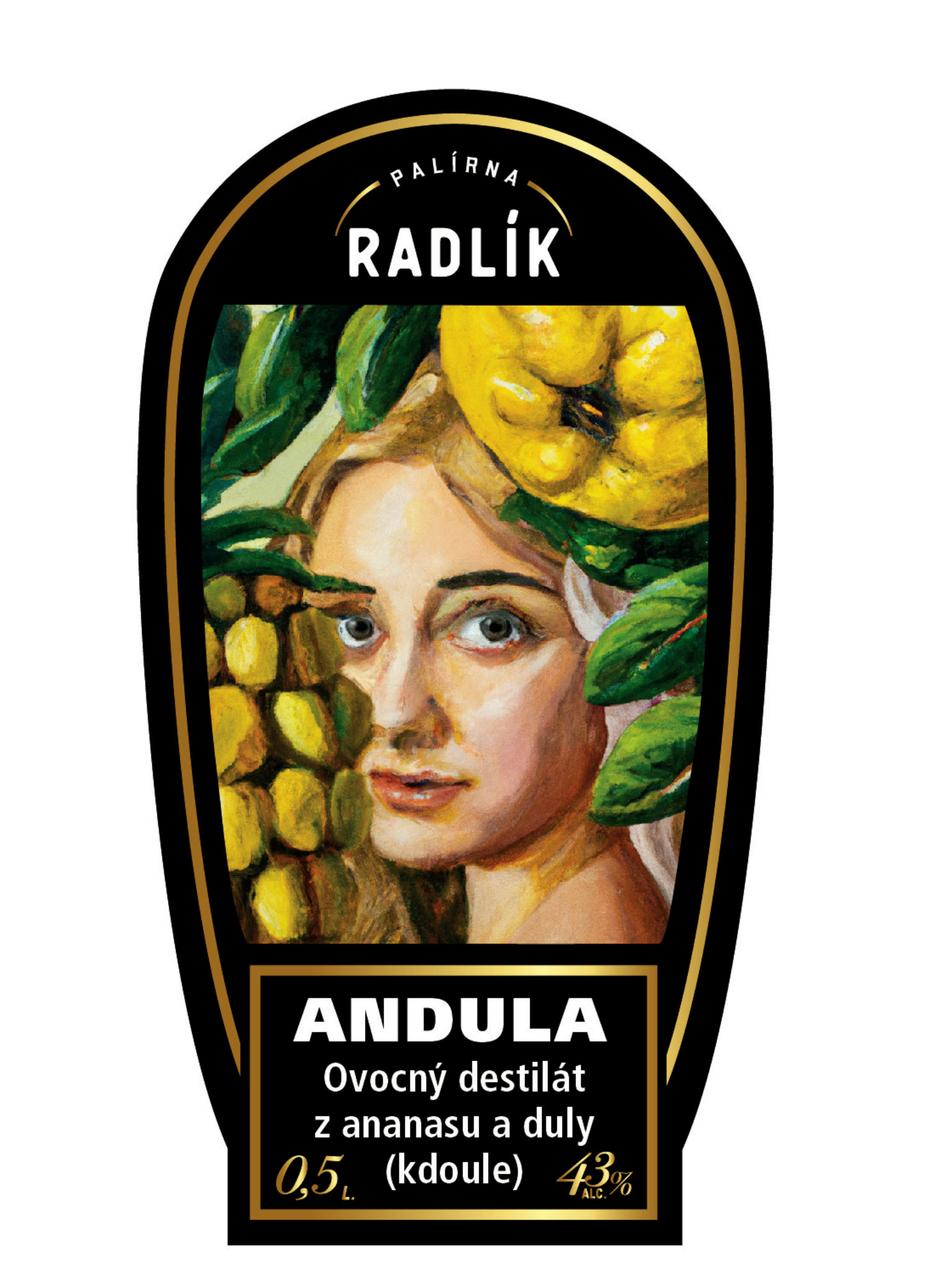 Palírna Radlík Radlík Andula 43% 0,5l