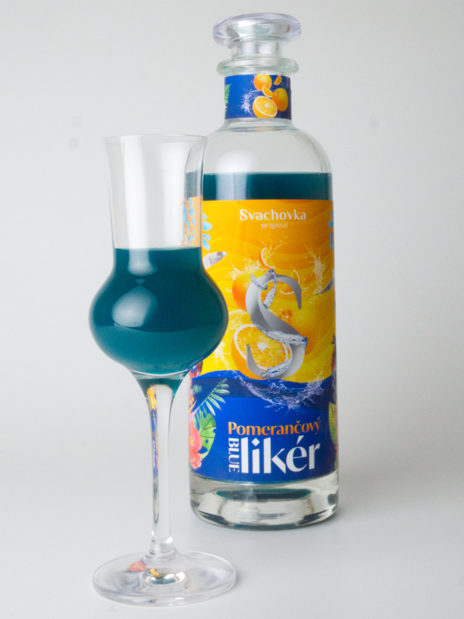 Destilérka Svach (Svachovka) Svachovka BLUE Pomerančový likér 20% 0,5l