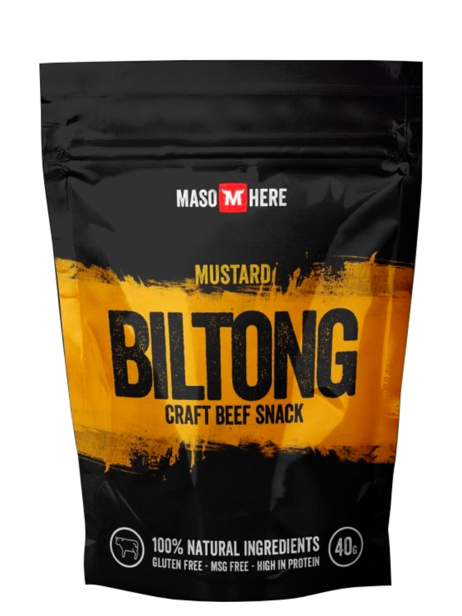 Maso Here - Hovězí Biltong Hořčice