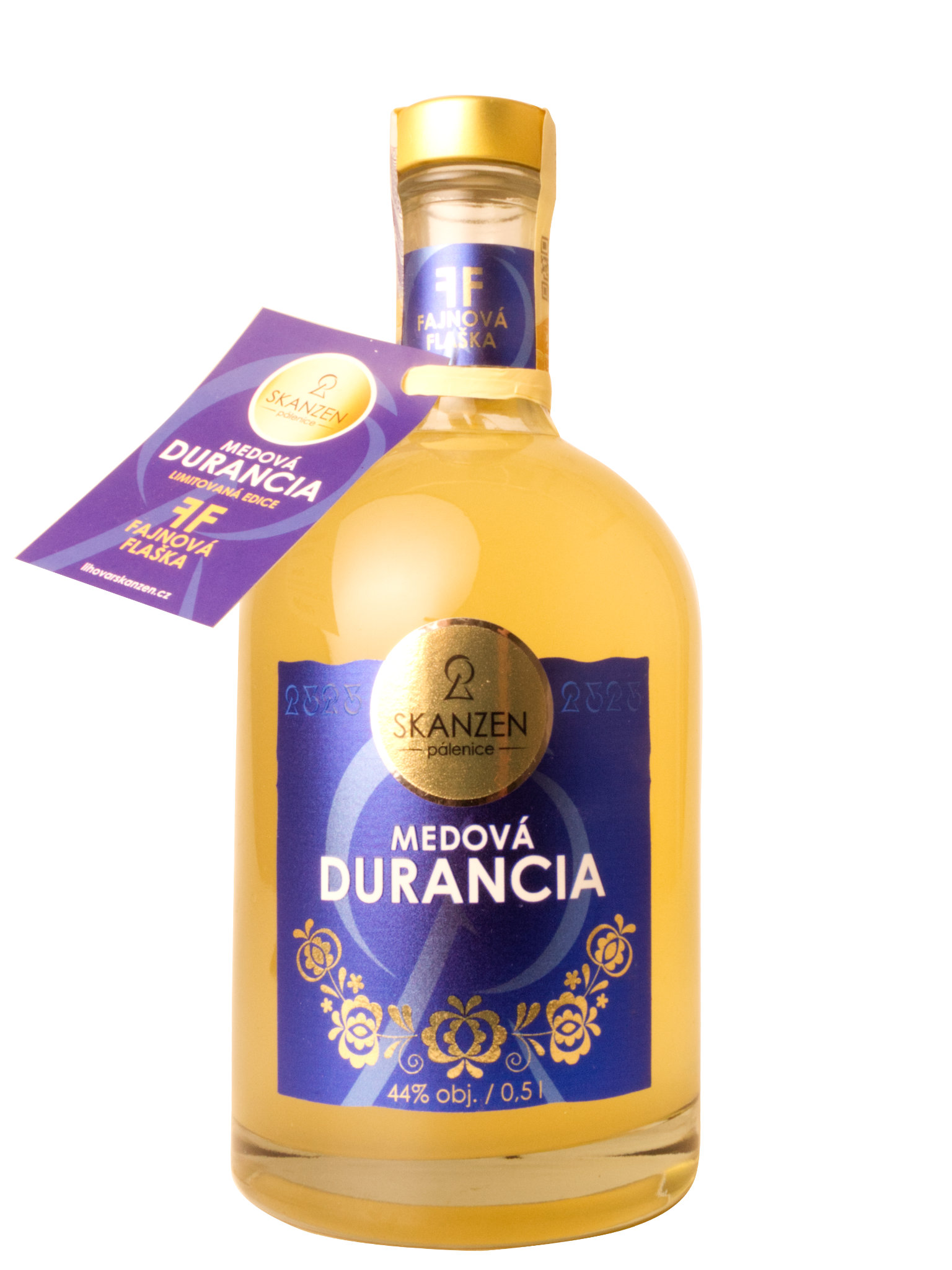 Pálenice Skanzen Modrá Skanzen Modrá Medová Durancia 44% 0,5l