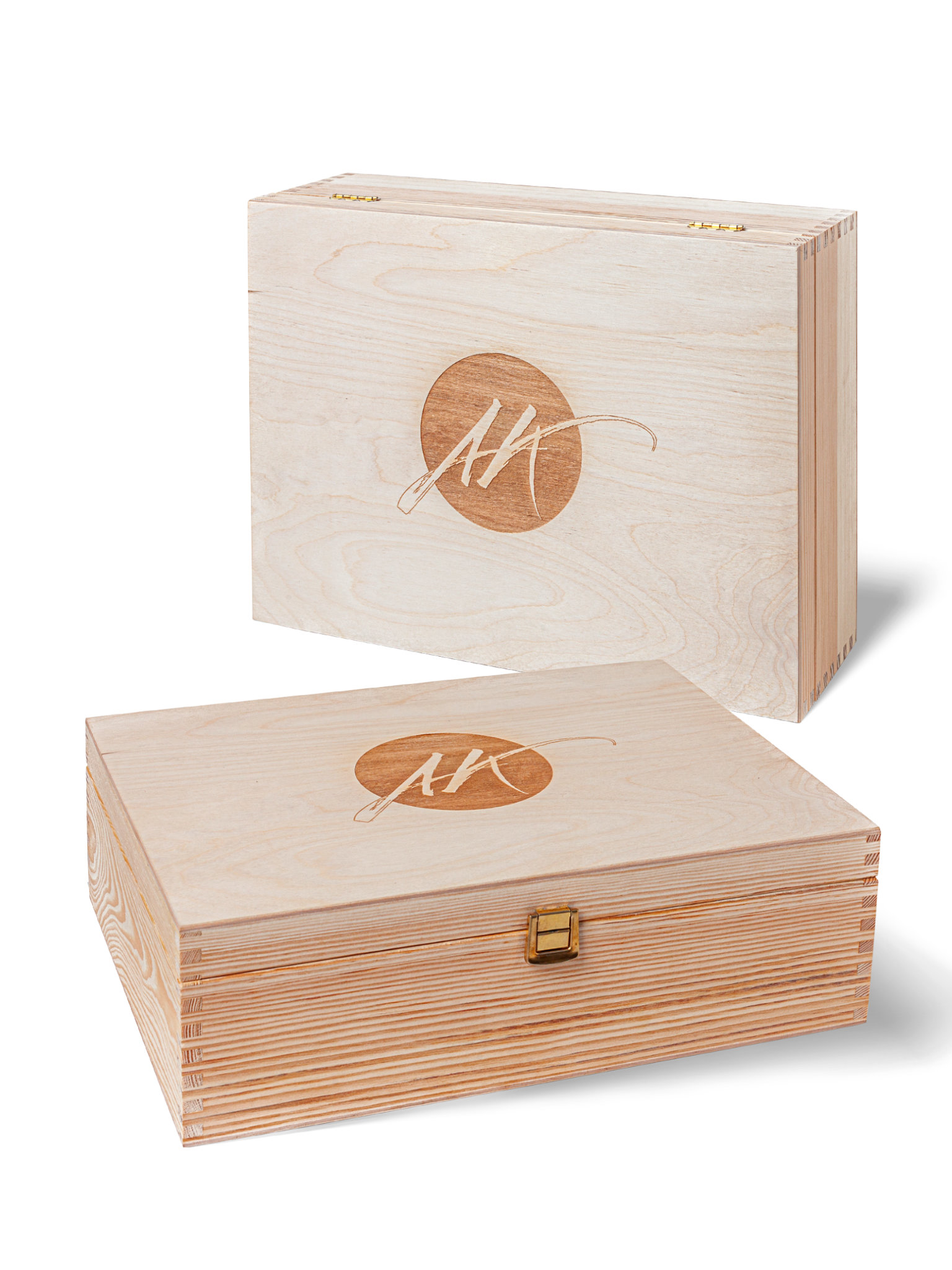 Anton Kaapl Dřevěný box 3×2 dcl + 2x sklenička