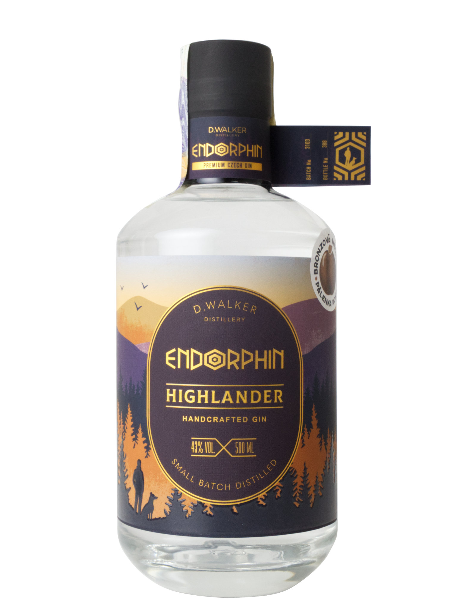 Levně Endorphin gin Endorphin Highlander 43% 0,5l