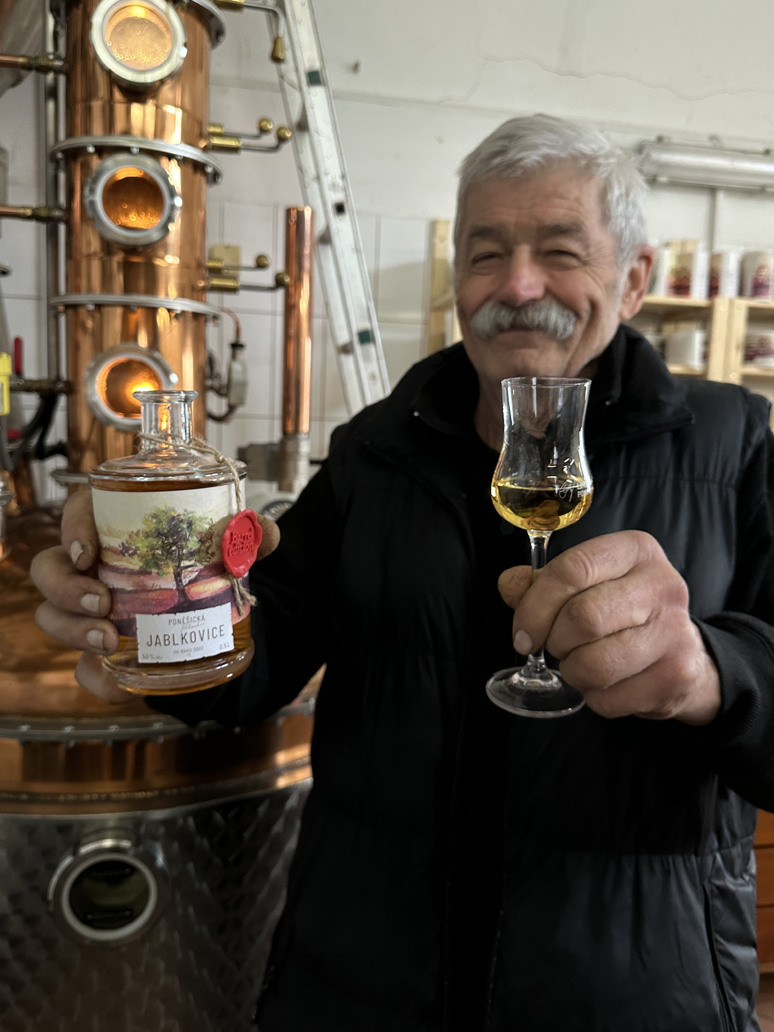 Lihovar Poněšice Poněšická Jablkovice Barrel Edition 50% 0,5l (obrázek 4)
