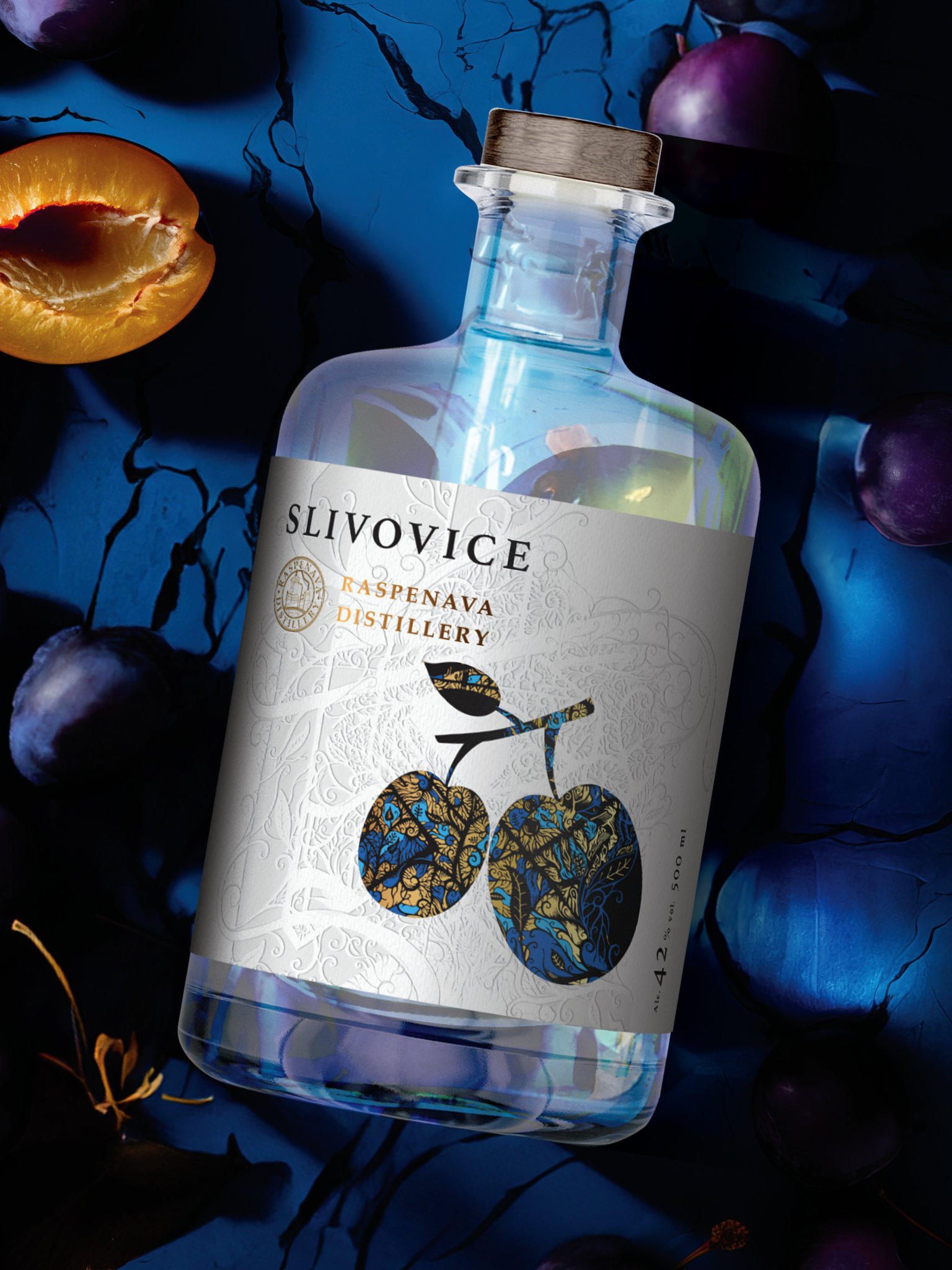 Raspenava distillery Raspenava Tradiční Slivovice 42% 0,5l