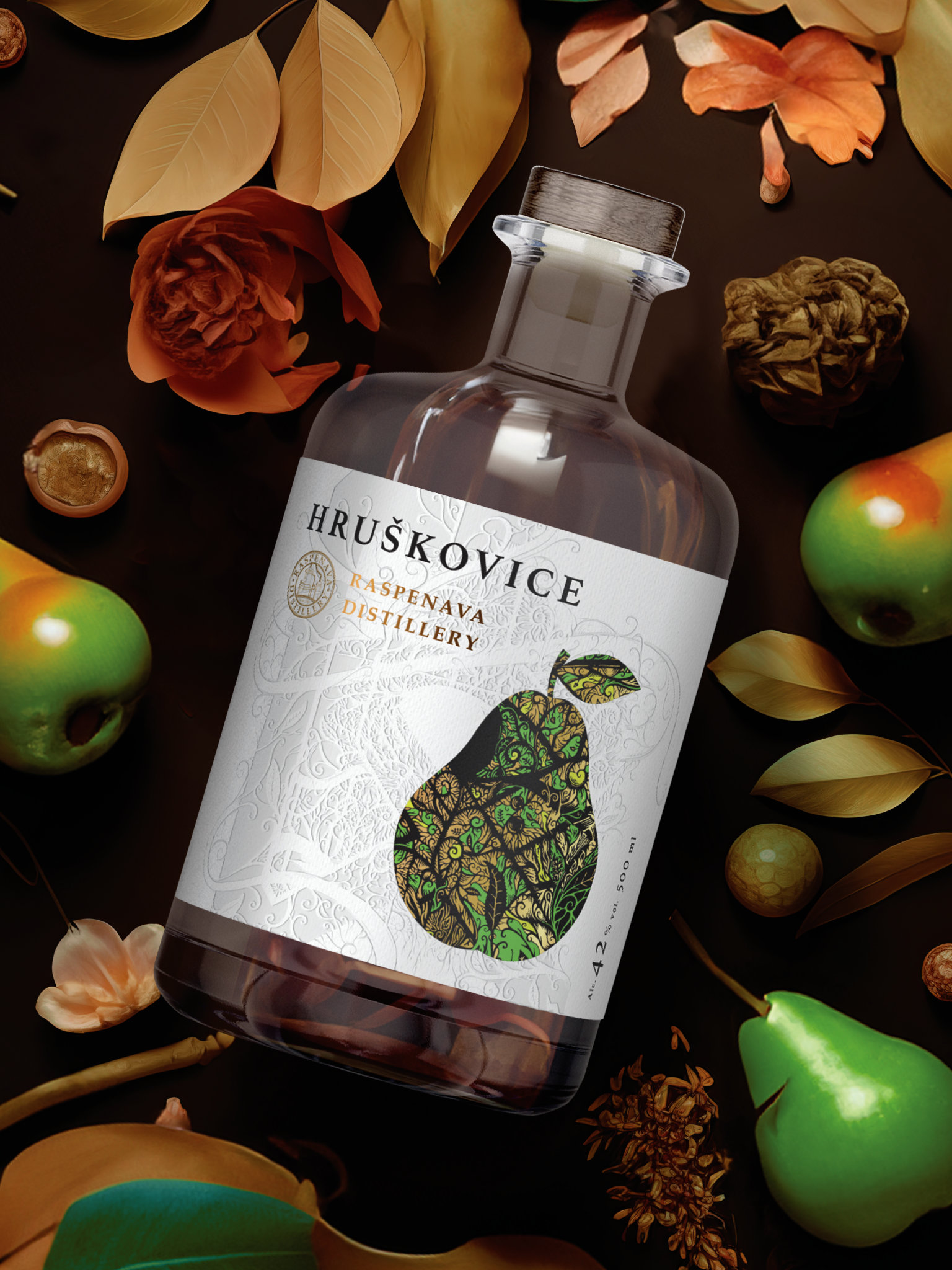 Raspenava distillery Raspenava Tradiční Hruškovice 42% 0,5l