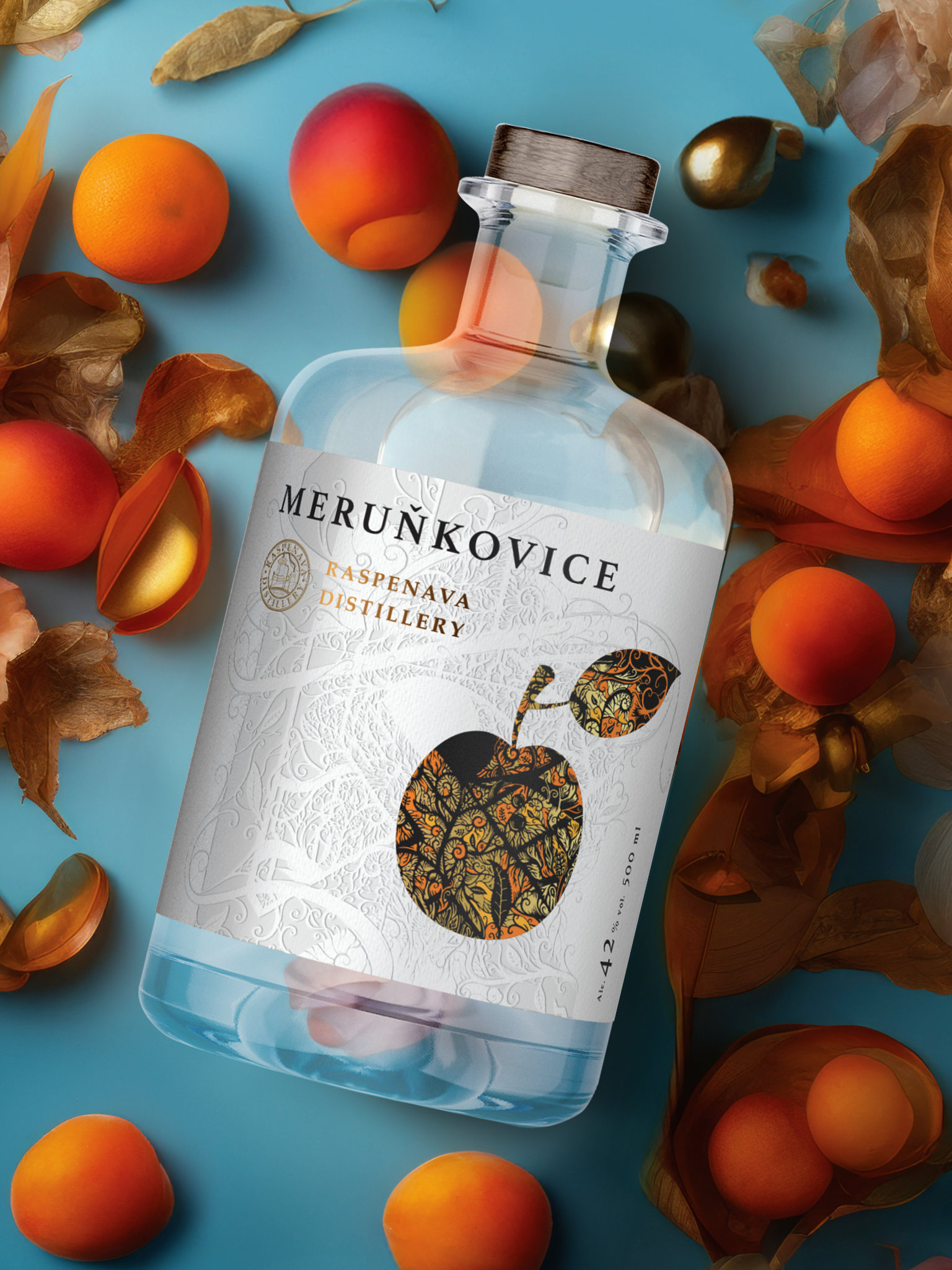 Raspenava distillery Raspenava Tradiční Meruňkovice 42% 0,5l