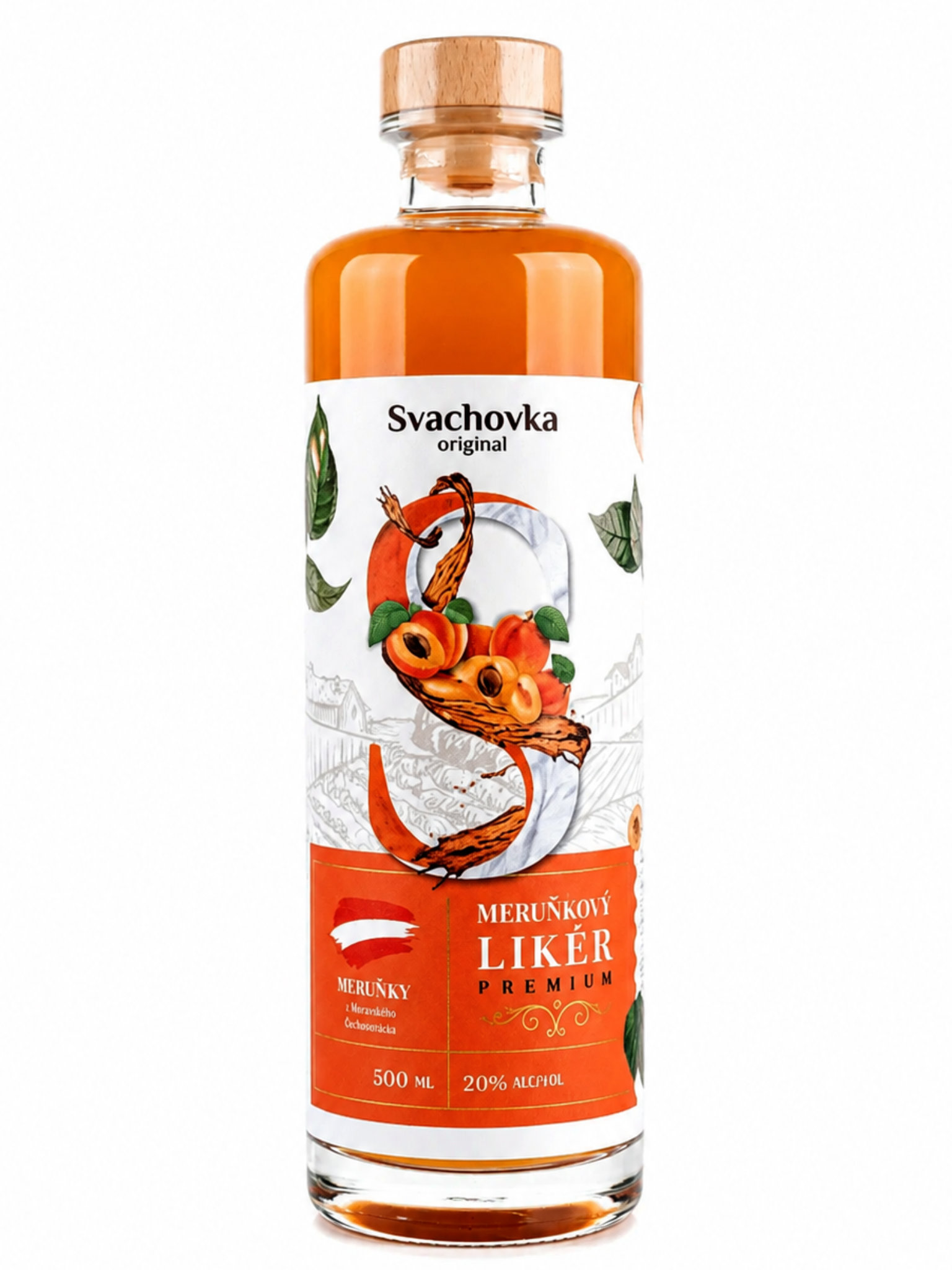 Destilérka Svach (Svachovka) Svachovka Meruňkový likér Premium 20% 0,5l