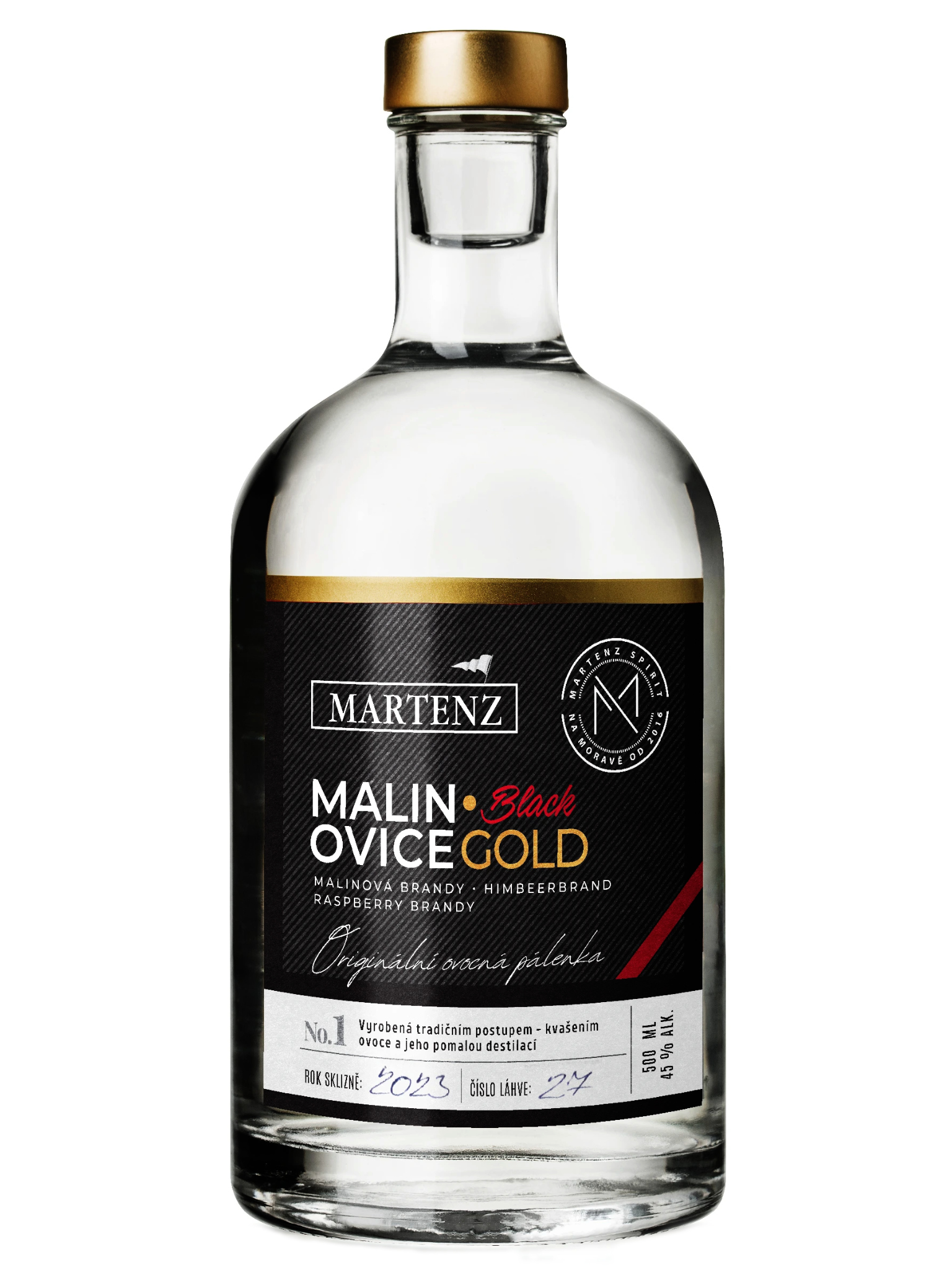 Martenz Malinovice Black 45% 0,5l