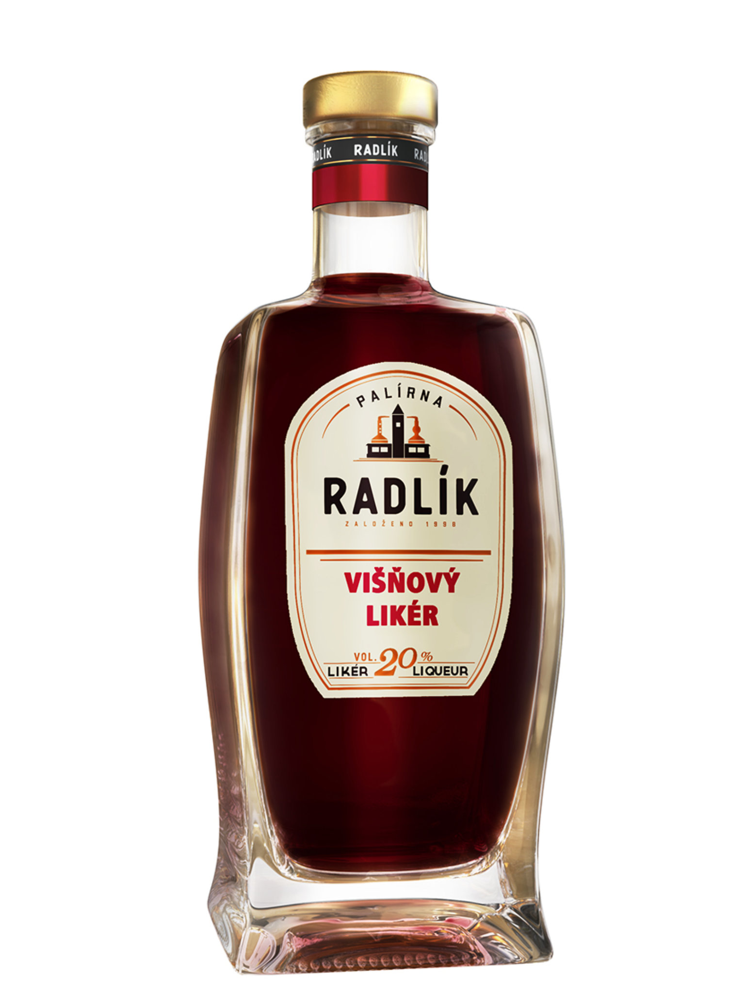 Levně Palírna Radlík Radlík Višňový likér 20% 0,5l