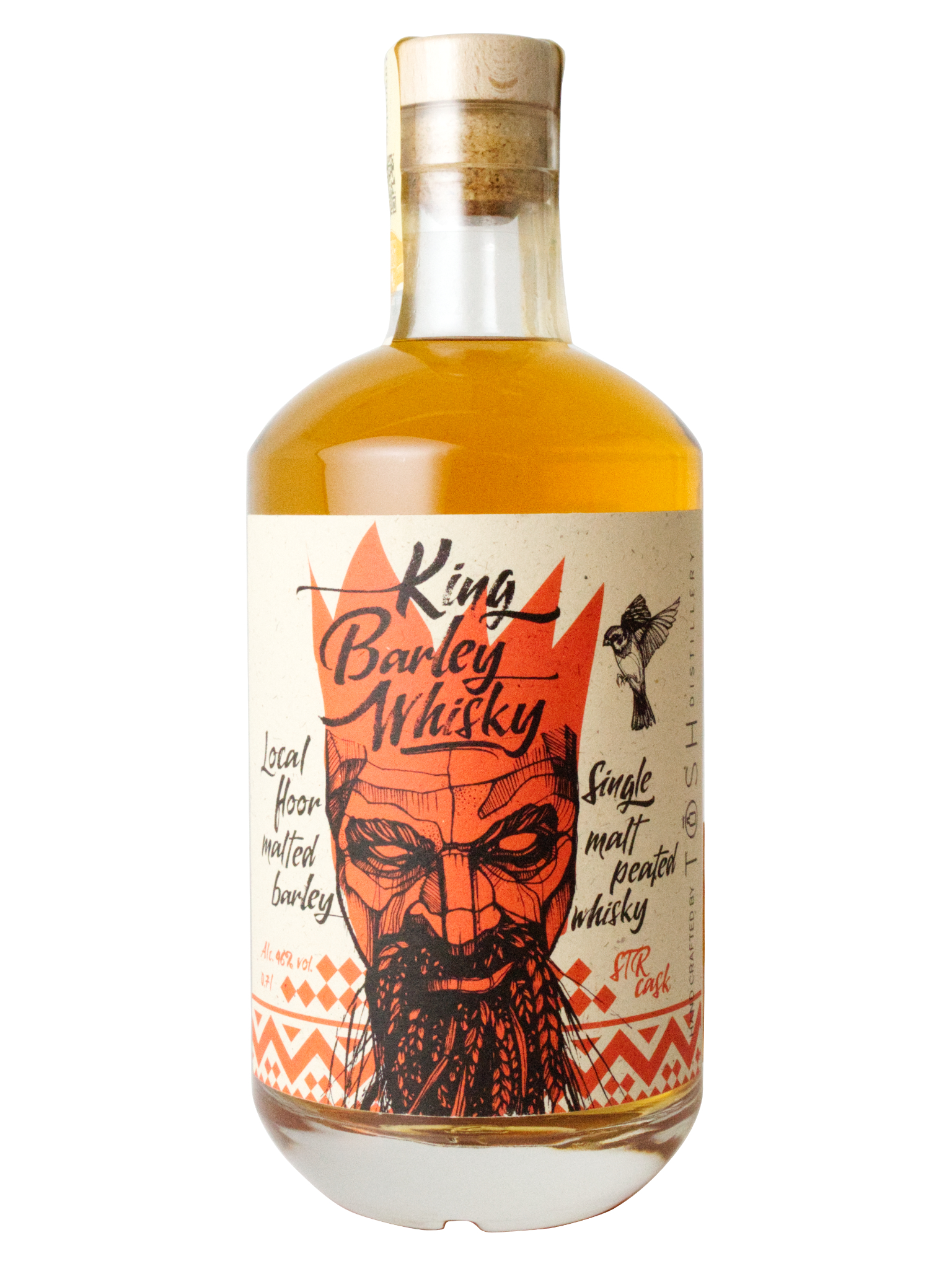 Tōsh whisky (Lafayette a King Barley) Tosh King Barley whisky STR cask 46% 0,7l