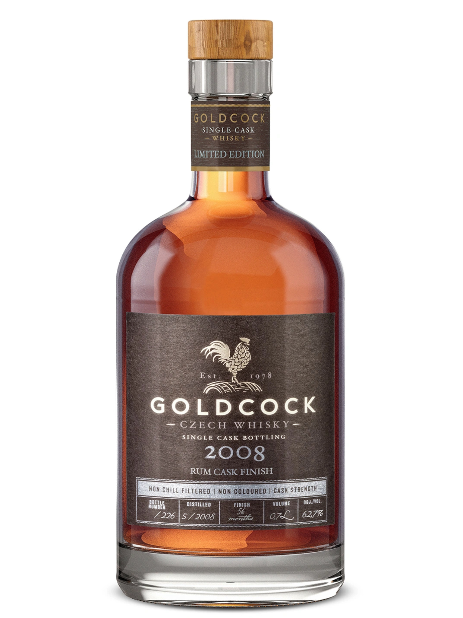 GOLDCOCK Whisky GOLDCOCK 2008 Rum Cask Finish 62,7% 0,7l