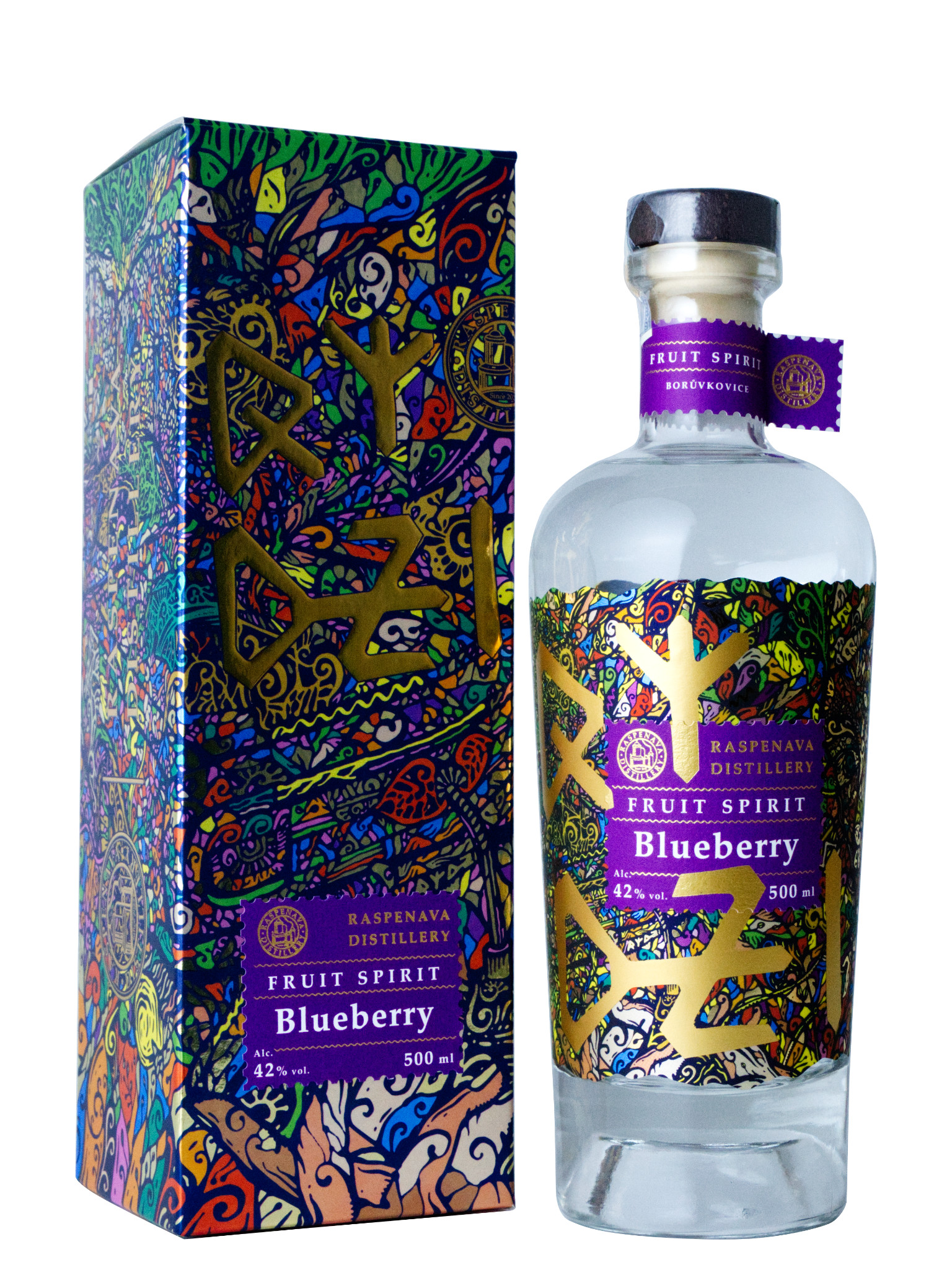 Raspenava distillery Raspenava Borůvkovice 42% 0,5l