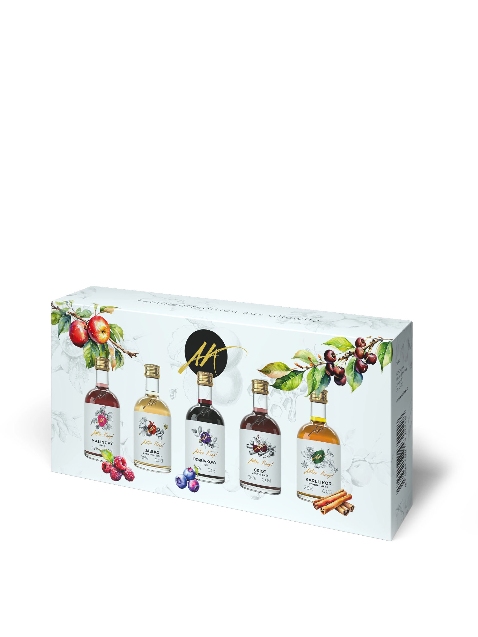 Anton Kaapl Luxusní dárkové balení likérů 5×0,05l
