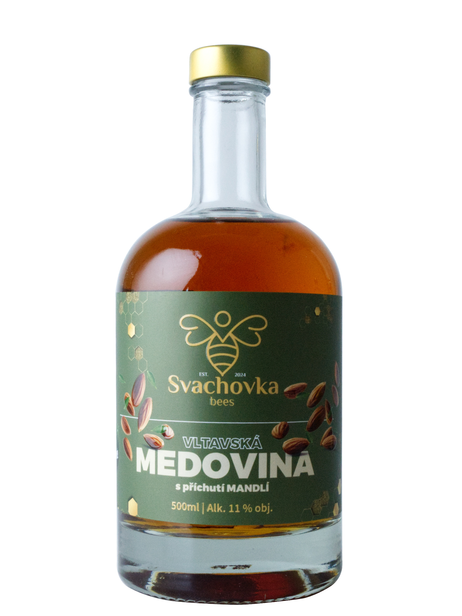 Destilérka Svach (Svachovka) Vltavská medovina mandlová 11% 0,5l