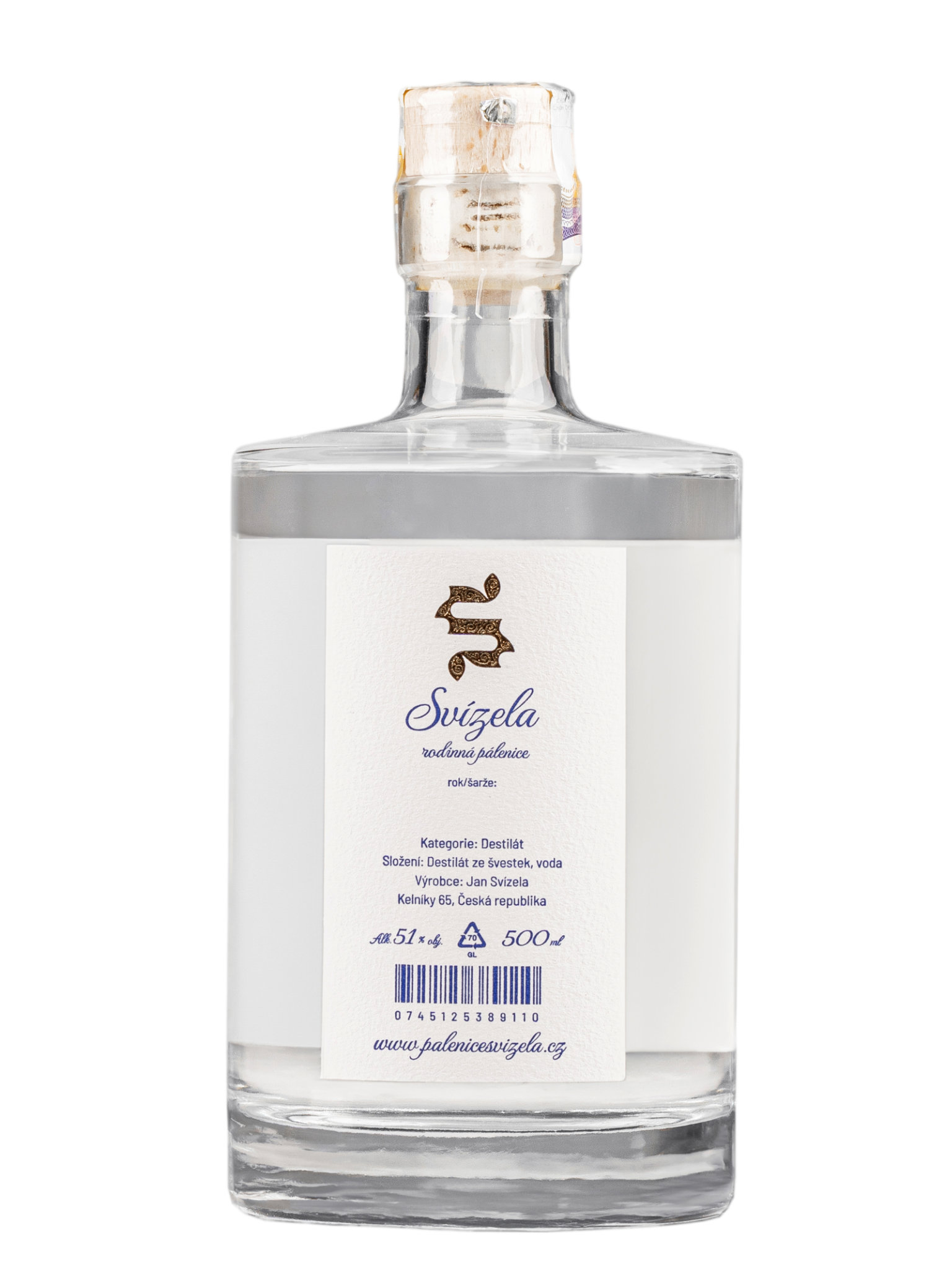 Pálenice Svízela Svízela Slivovice (2024) 51% 0,5l