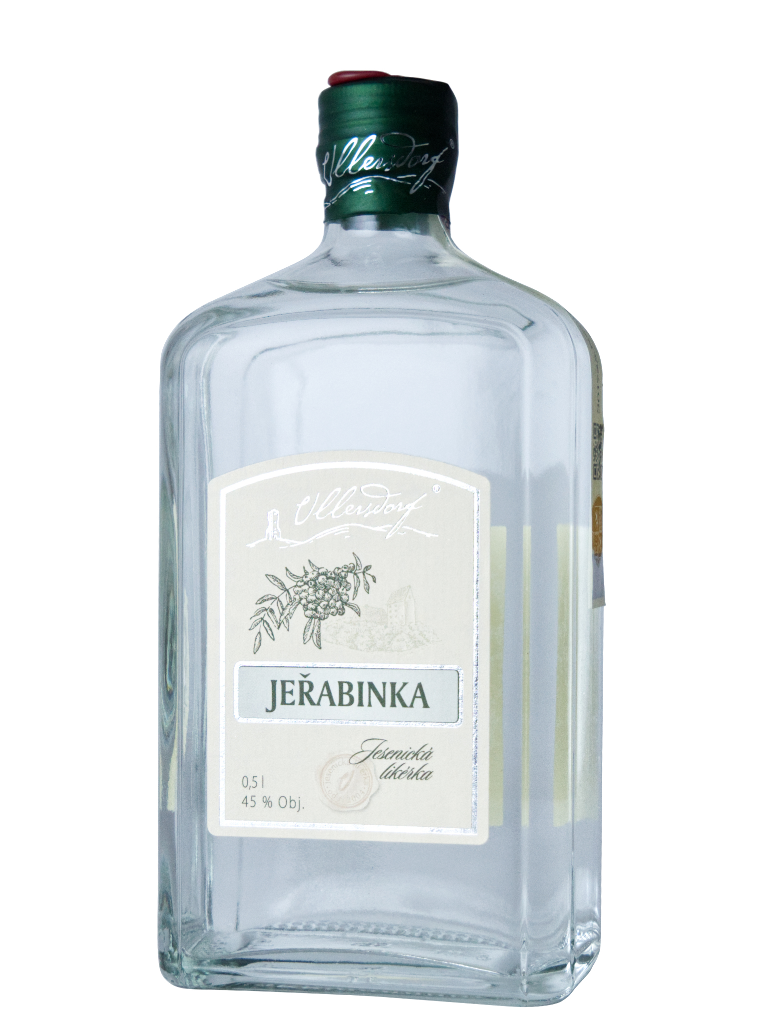 Ullersdorf – likérka a destilerie Ullersdorf Jeřabinka 45% 0,5l