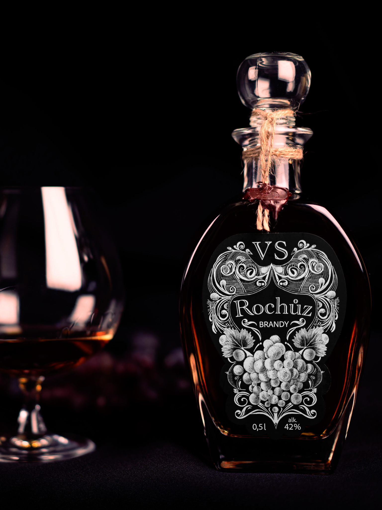 Pálenice Zubří Zubří Rochúz Brandy 42% 0,5l