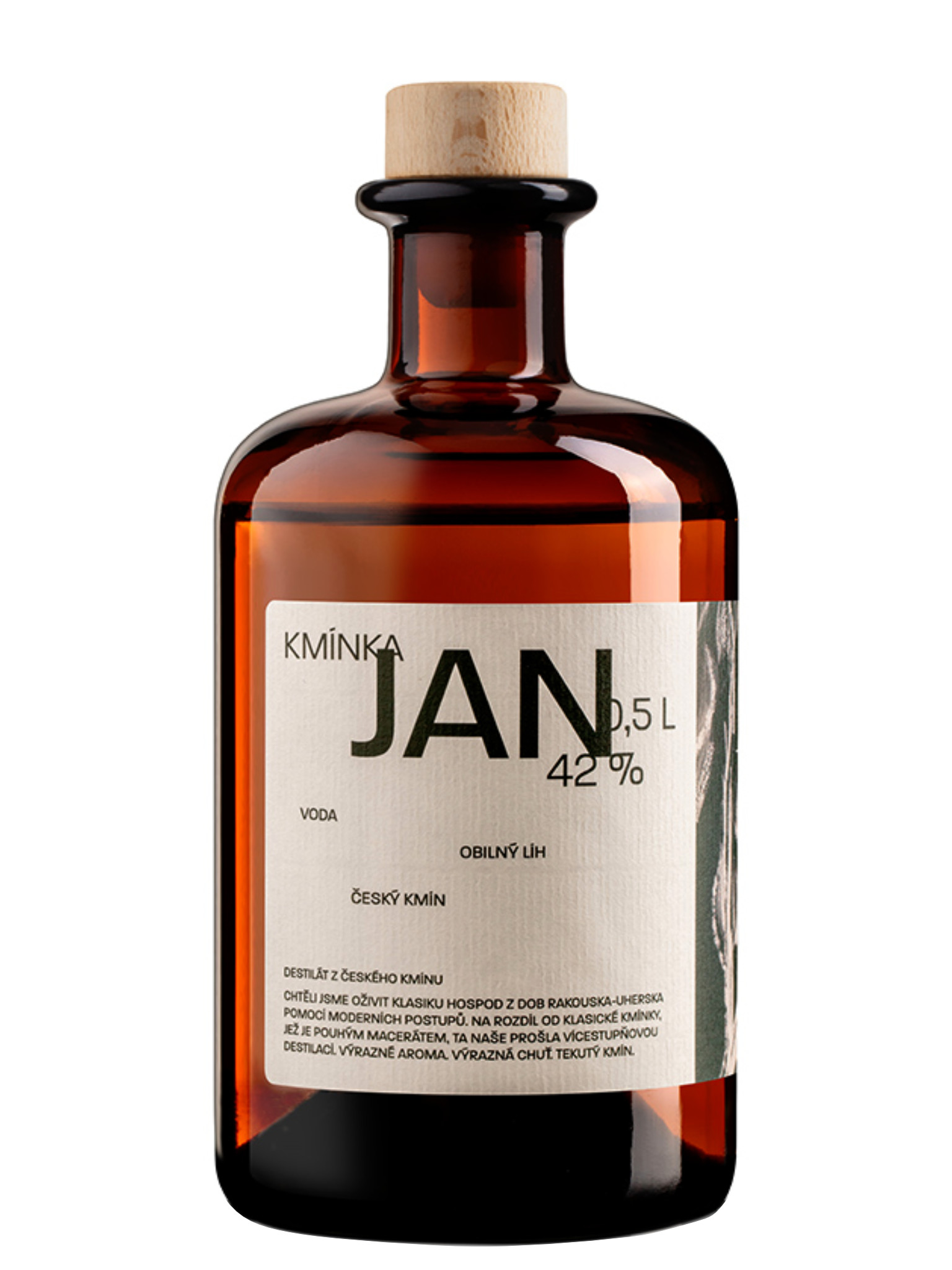 Šafránka Distillery Šafránka JAN Kmínka 42% 0,5l