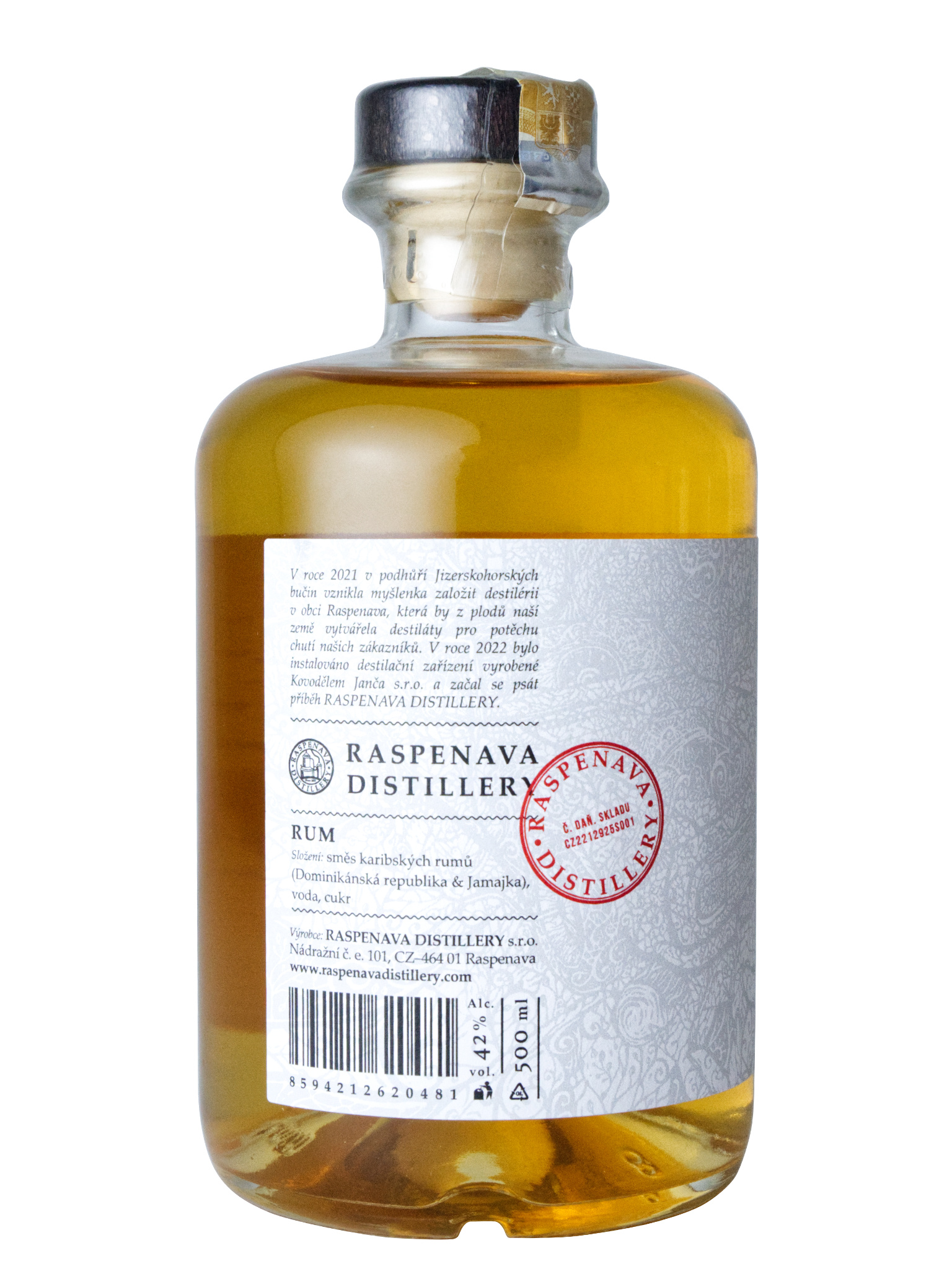 Raspenava distillery Raspenava Rum 42% 0,5l