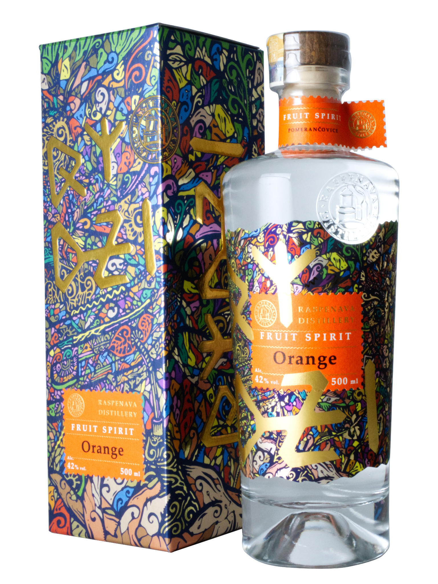 Raspenava distillery Raspenava Pomerančovice 42% 0,5l