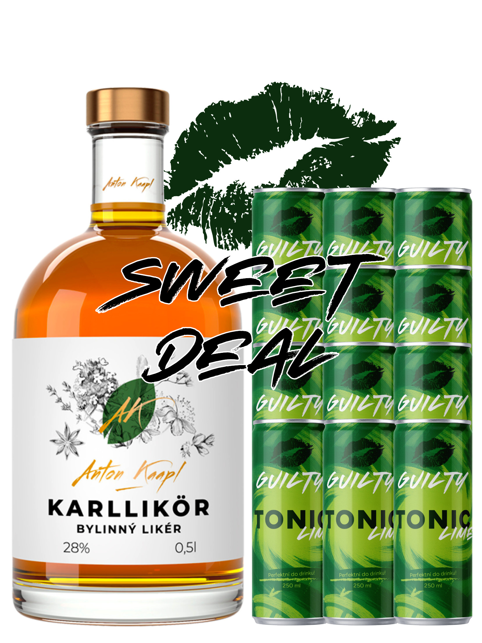 Anton Kaapl Karllikör + 12x GUILTY Tonic LIME